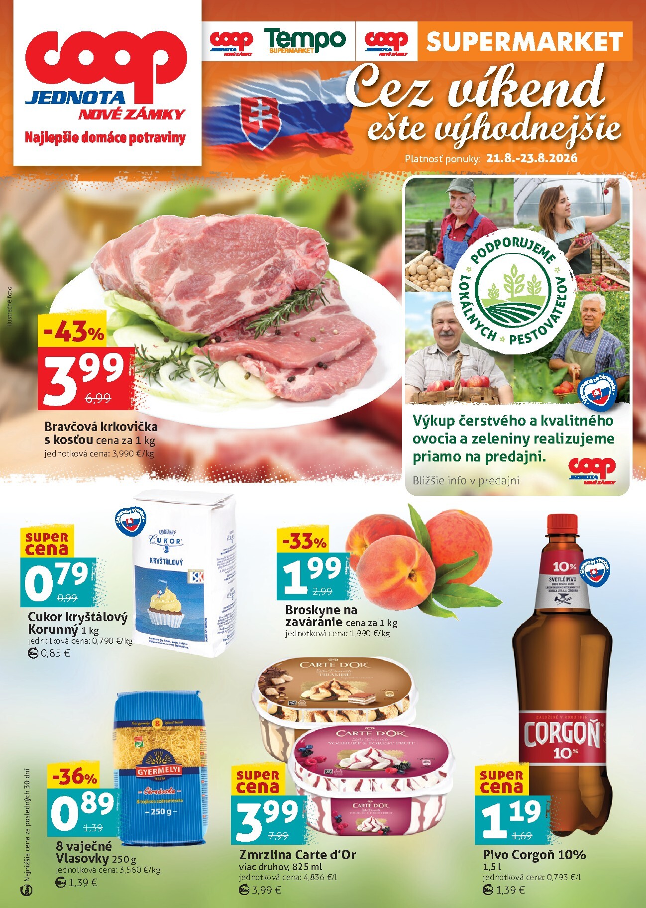 coop-jednota - Nový COOP Jednota leták od piatku, 21.08.2026 do nedele, 23.08.2026