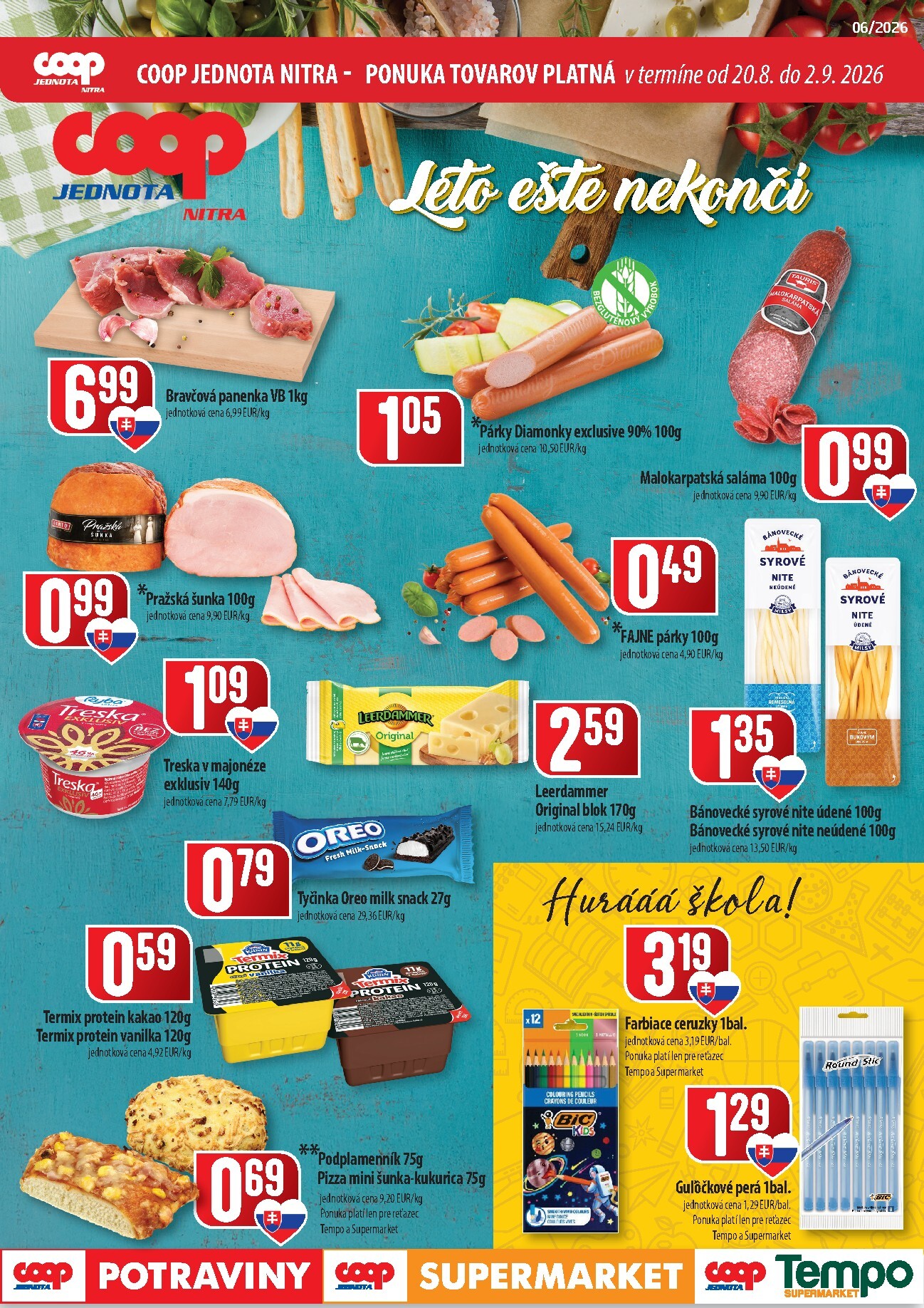 coop-jednota - Nový COOP Jednota leták od štvrtka, 20.08.2026 do stredy, 02.09.2026