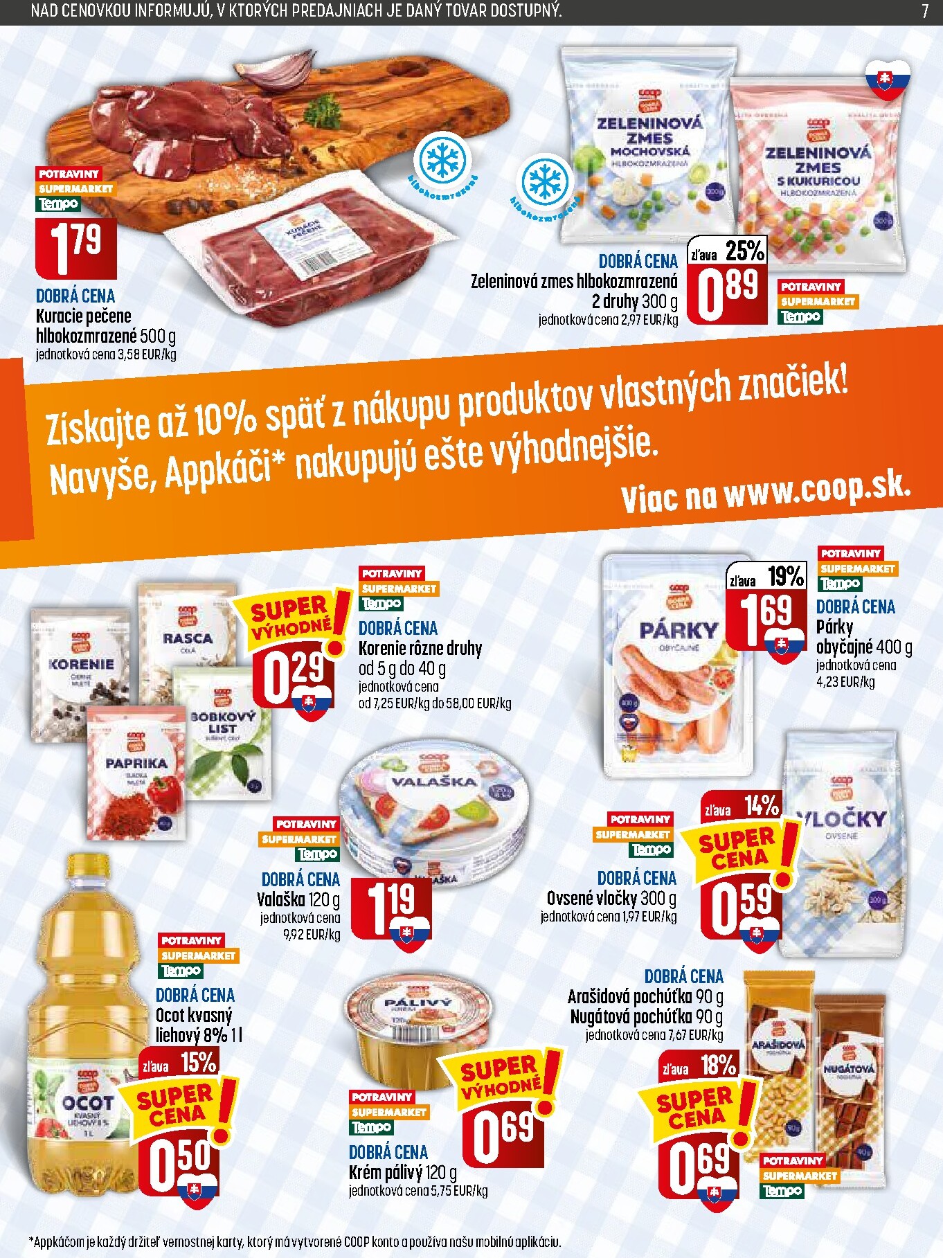 coop-jednota - Aktuálny COOP Jednota leták od stredy, 26.08.2026 do stredy, 02.09.2026 - page: 7