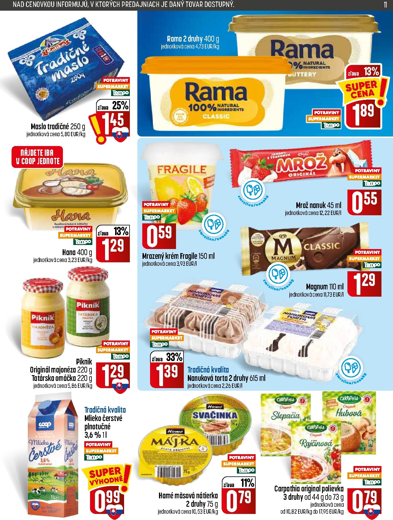 coop-jednota - Aktuálny COOP Jednota leták od stredy, 26.08.2026 do stredy, 02.09.2026 - page: 11