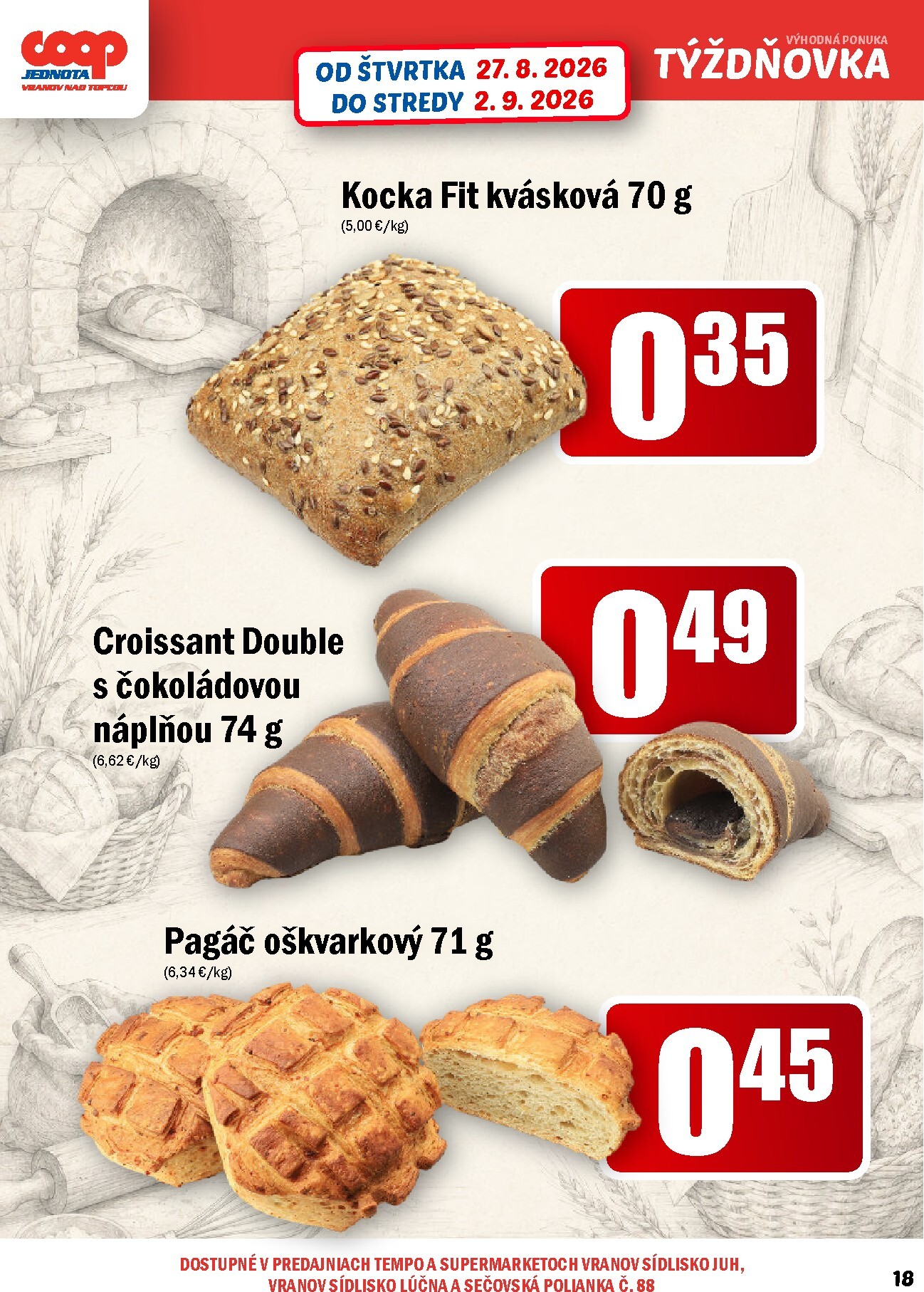 coop-jednota - Aktuálny COOP Jednota leták od štvrtka, 27.08.2026 do stredy, 02.09.2026 - page: 18