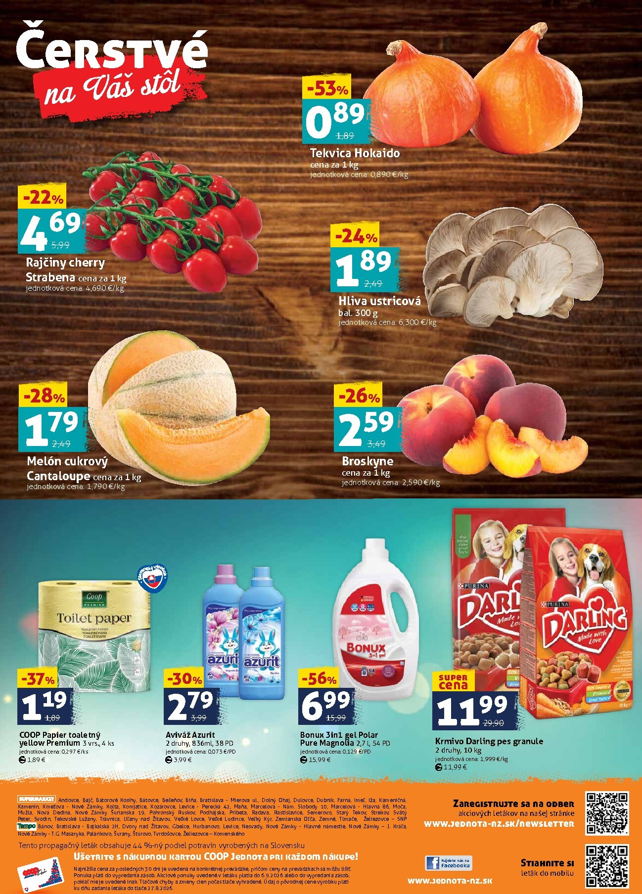 coop-jednota - Nový COOP Jednota - Regionálny leták COOP Jednota Nové Zámky leták od piatku, 04.09.2026 do nedele, 06.09.2026 - page: 4
