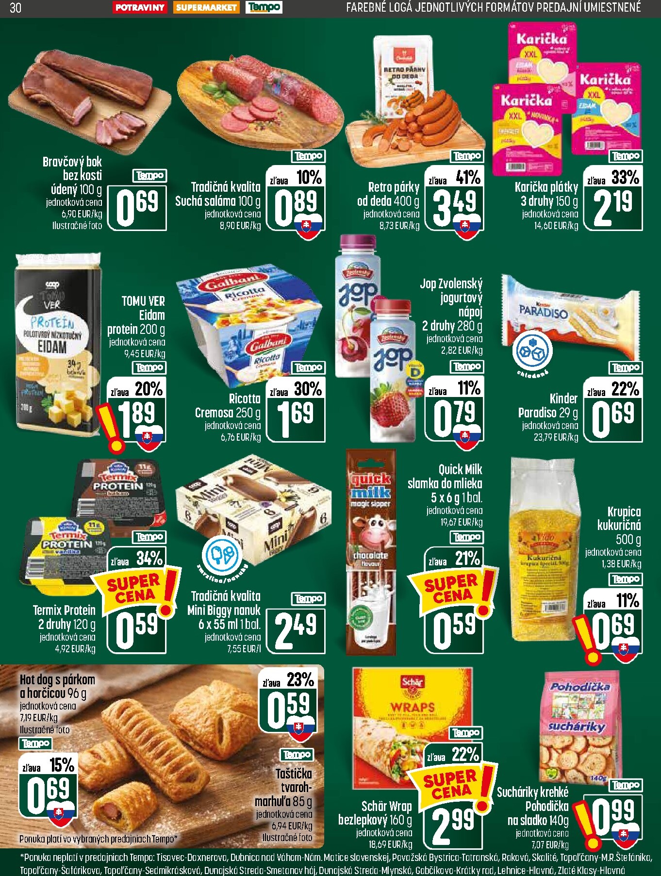 coop-jednota - Nový COOP Jednota leták od štvrtka, 03.09.2026 do stredy, 09.09.2026 - page: 30