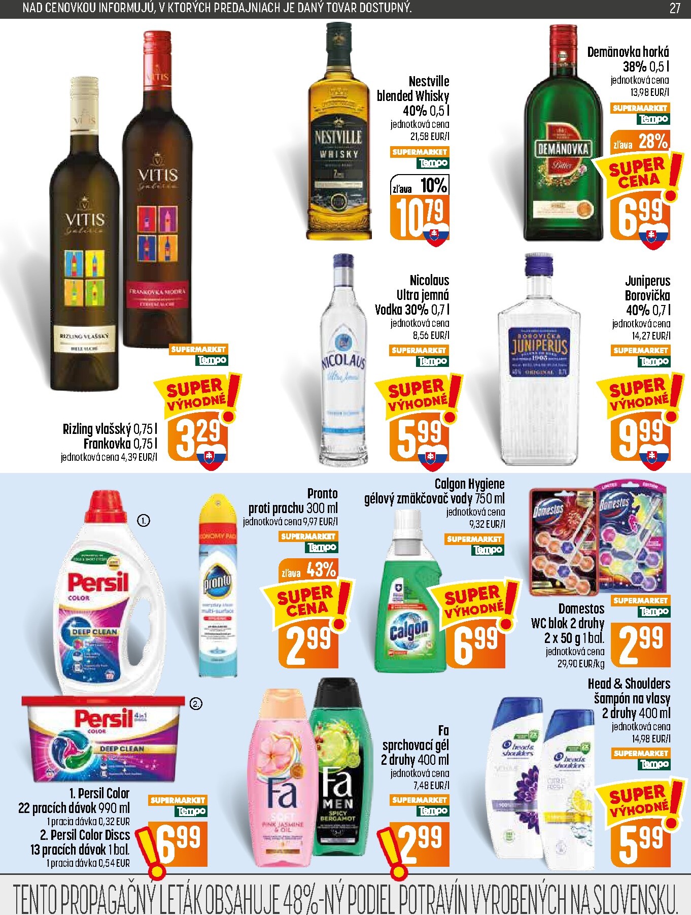 coop-jednota - Nový COOP Jednota leták od štvrtka, 03.09.2026 do stredy, 09.09.2026 - page: 27