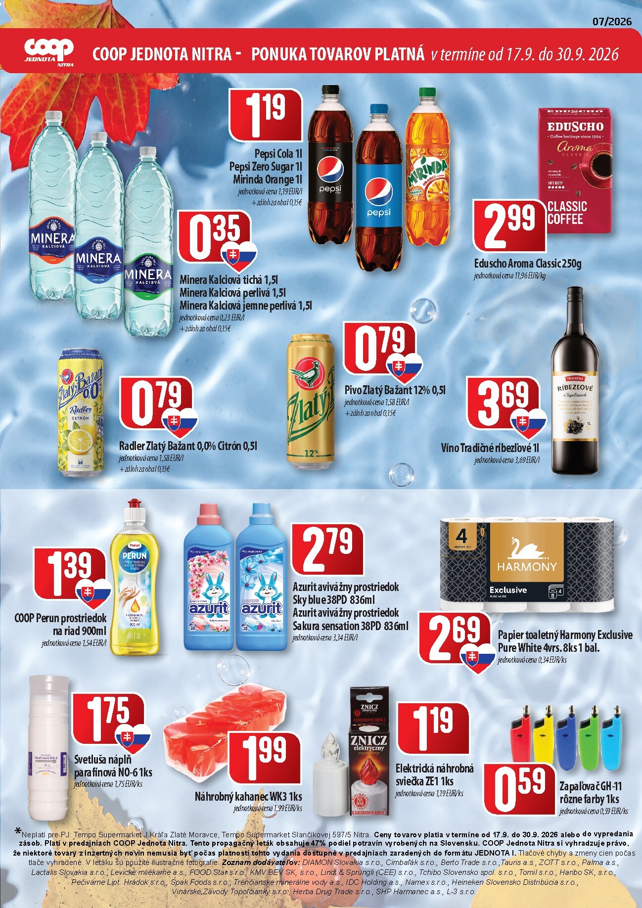 coop-jednota - Aktuálny COOP Jednota - Nitra leták od štvrtka, 17.09.2026 do stredy, 30.09.2026 - page: 3