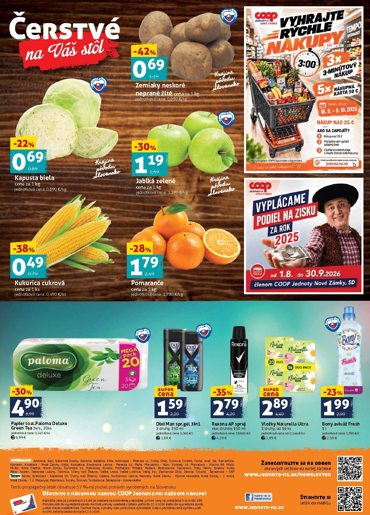 coop-jednota - Nový COOP Jednota - Nové Zámky leták od piatku, 25.09.2026 do nedele, 27.09.2026 - page: 4