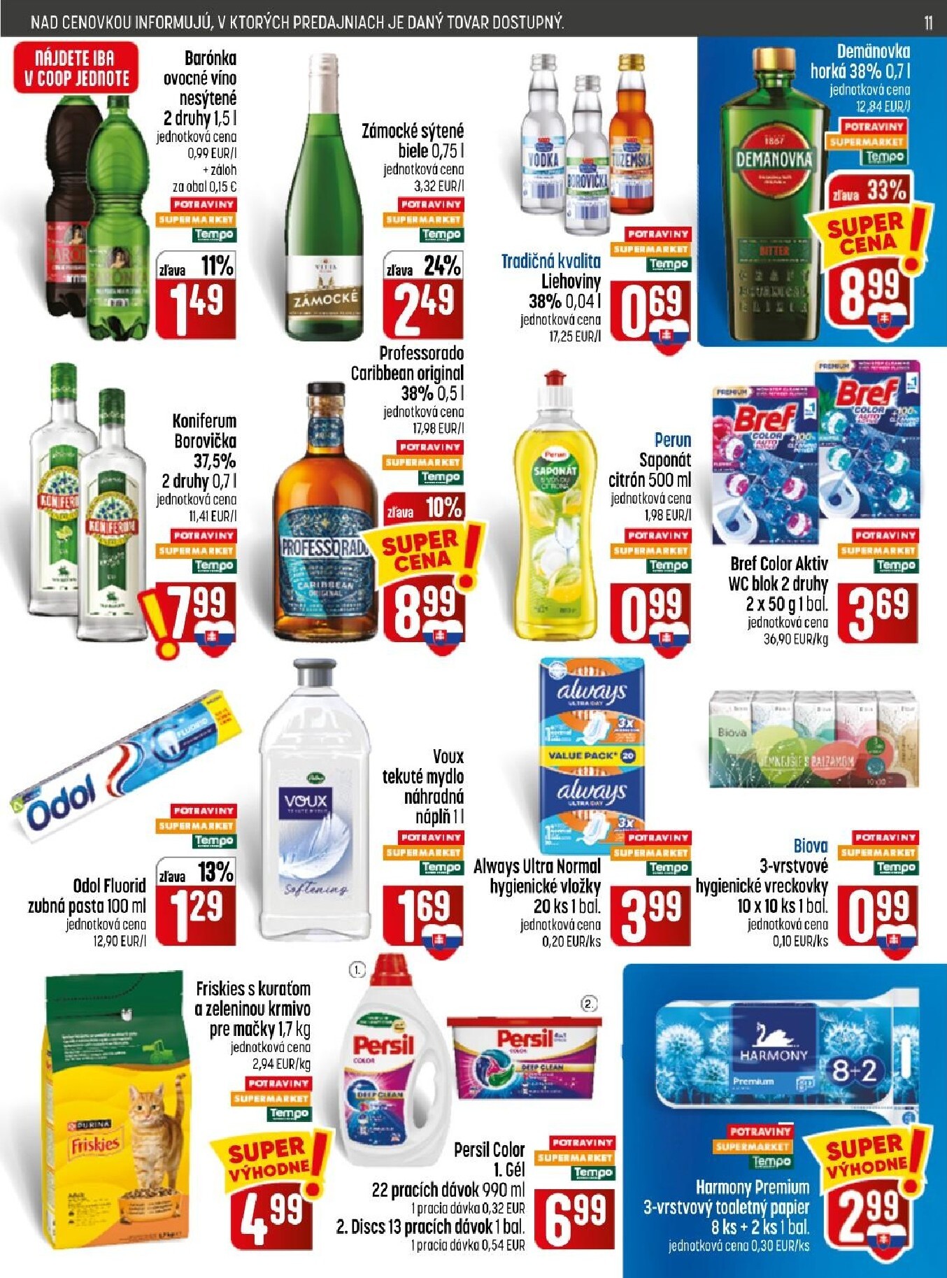 coop-jednota - Aktuálny COOP Jednota leták od štvrtka, 01.10.2026 do stredy, 07.10.2026 - page: 11