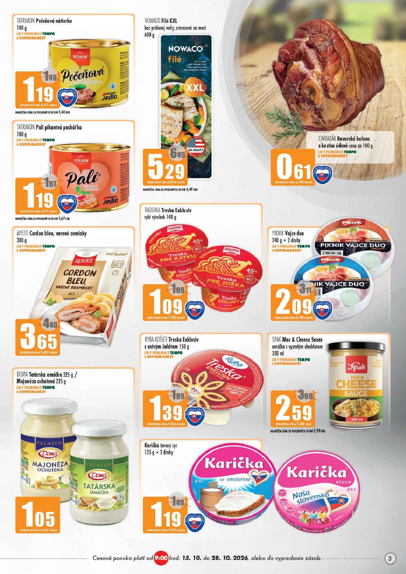 coop-jednota - Aktuálny COOP Jednota - Galanta leták od štvrtka, 15.10.2026 do stredy, 28.10.2026 - page: 3