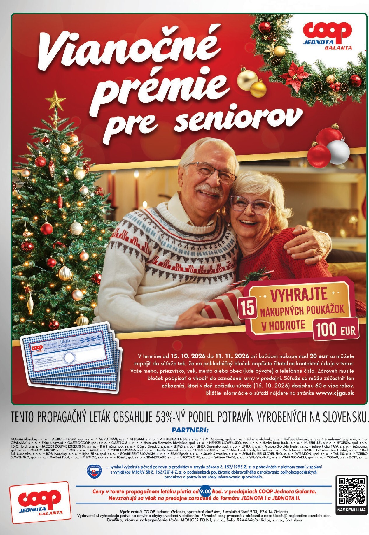 coop-jednota - Aktuálny COOP Jednota - Galanta leták od štvrtka, 15.10.2026 do stredy, 28.10.2026 - page: 12