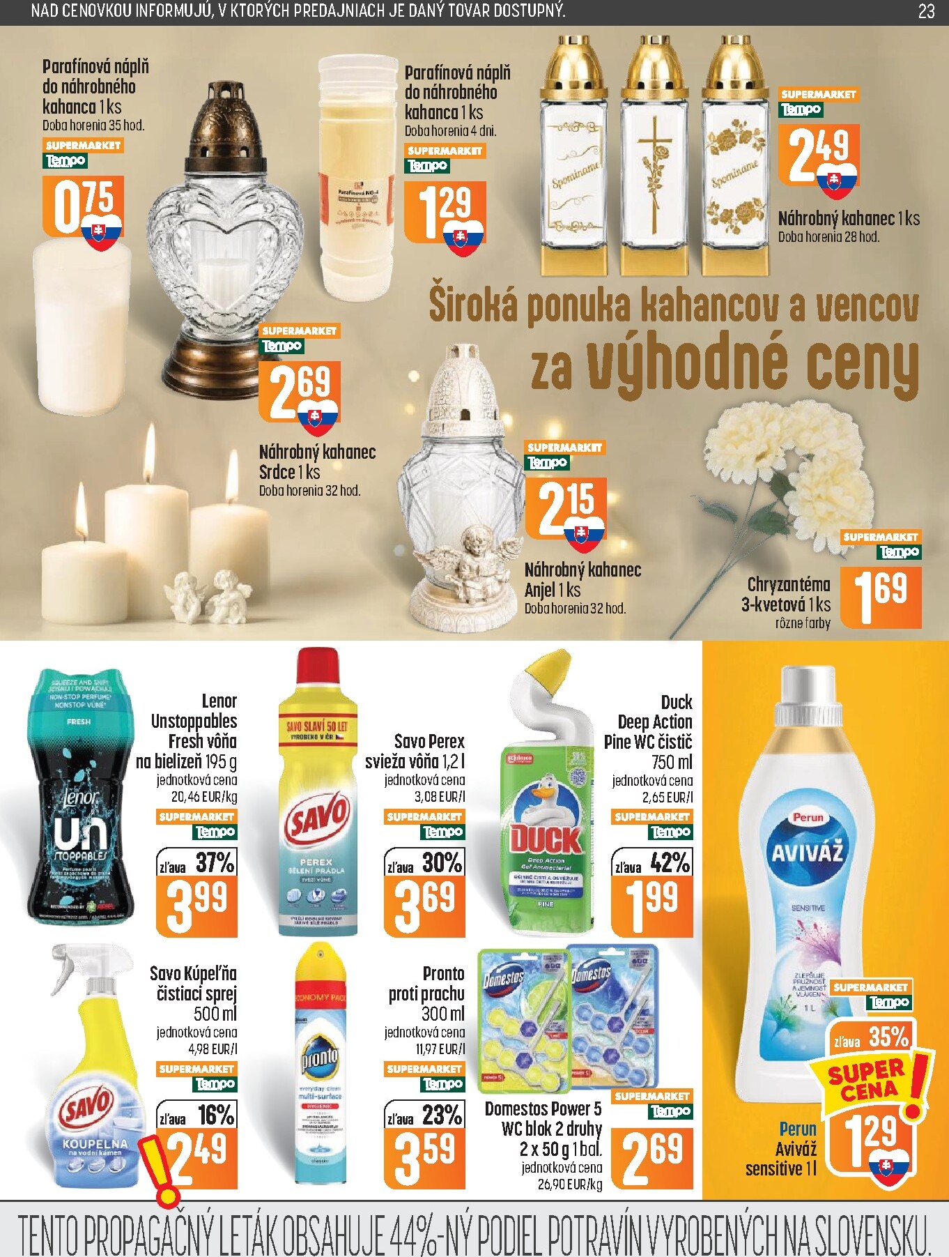 coop-jednota - Nový COOP Jednota leták od štvrtka, 22.10.2026 do stredy, 28.10.2026 - page: 23