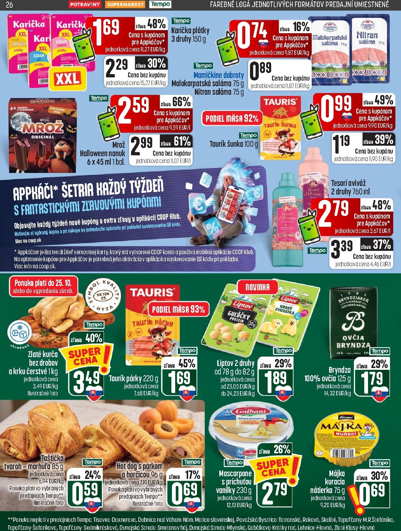 coop-jednota - Nový COOP Jednota leták od štvrtka, 22.10.2026 do stredy, 28.10.2026 - page: 26