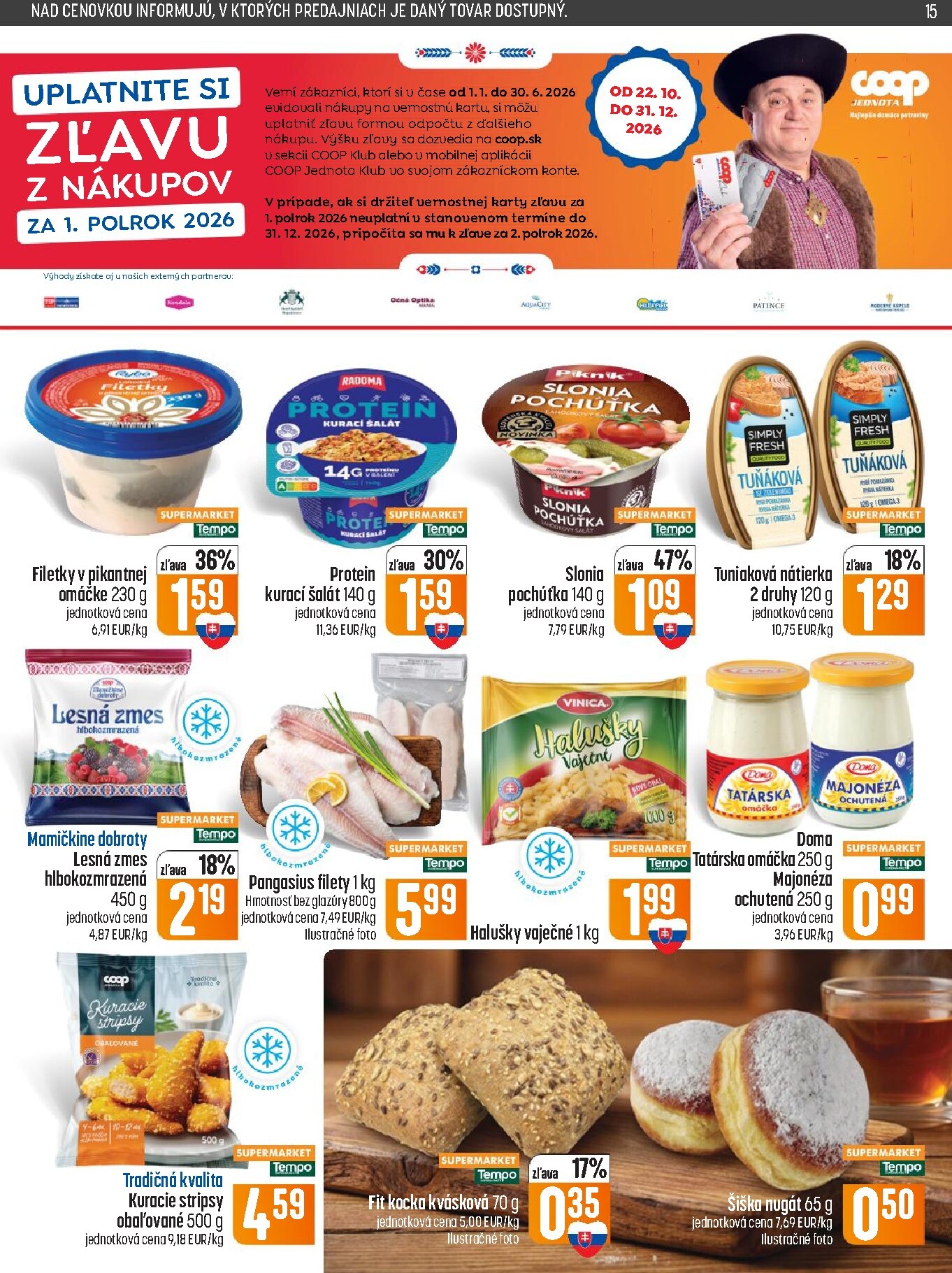 coop-jednota - Nový COOP Jednota leták od štvrtka, 22.10.2026 do stredy, 28.10.2026 - page: 15