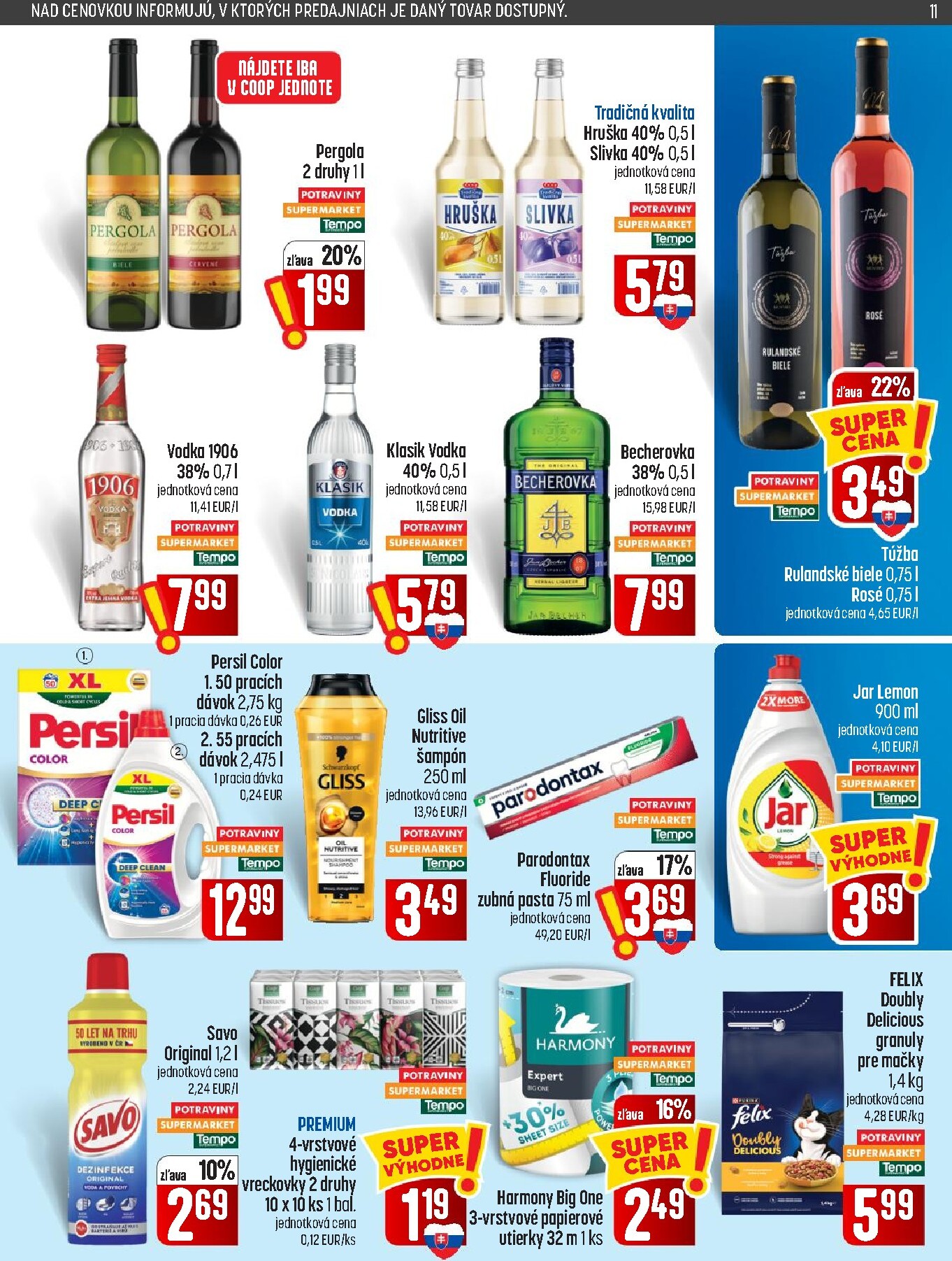 coop-jednota - Nový COOP Jednota leták od štvrtka, 22.10.2026 do stredy, 28.10.2026 - page: 11