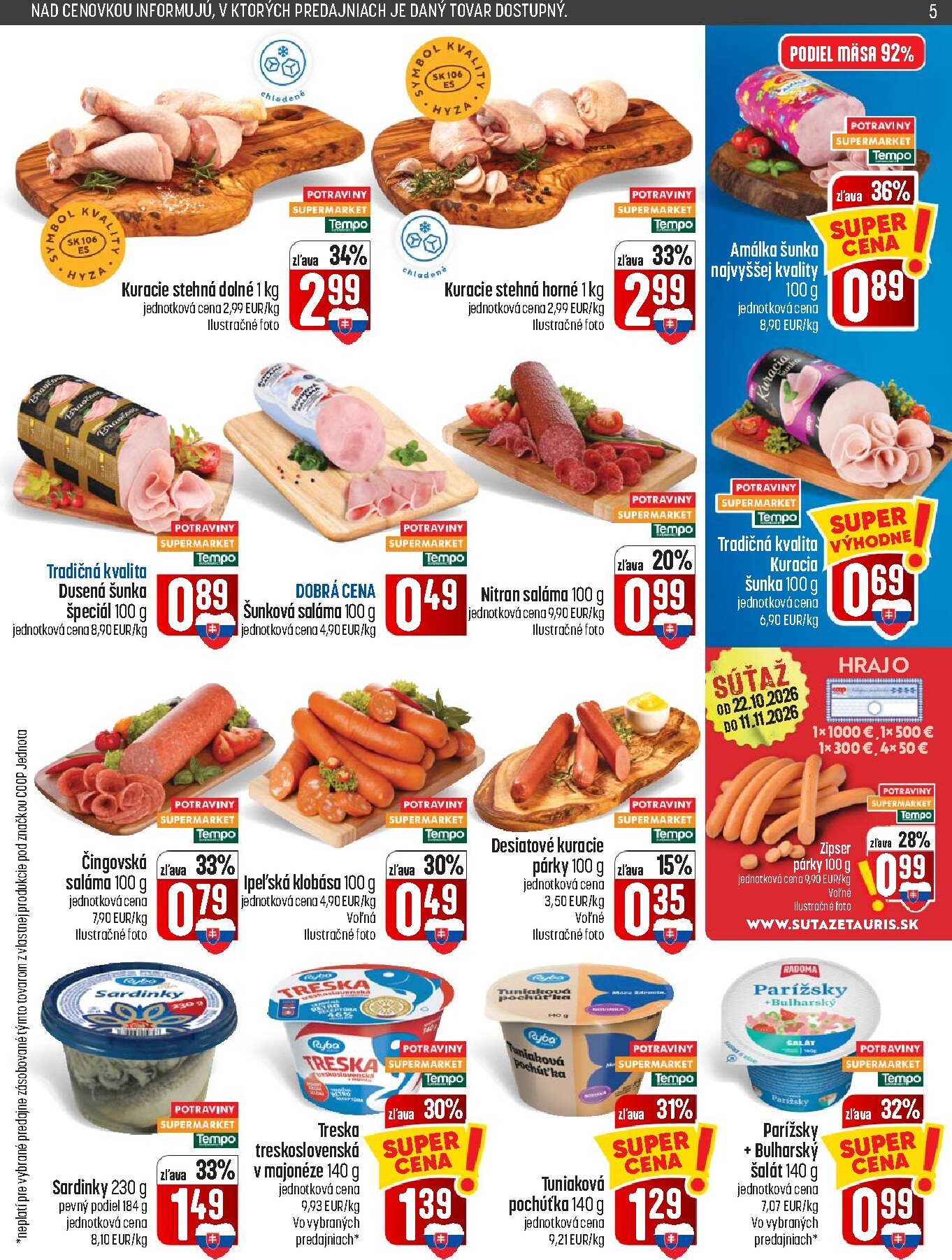 coop-jednota - Nový COOP Jednota leták od štvrtka, 22.10.2026 do stredy, 28.10.2026 - page: 5