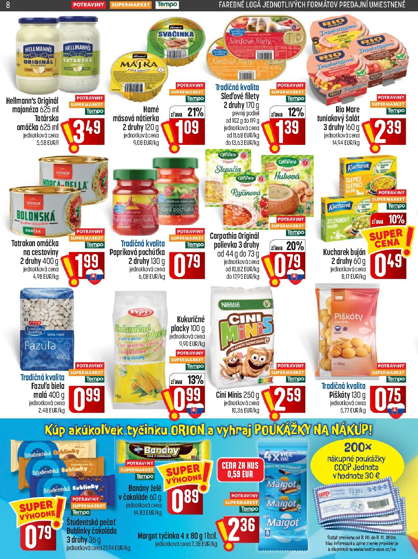 coop-jednota - Nový COOP Jednota leták od štvrtka, 22.10.2026 do stredy, 28.10.2026 - page: 8