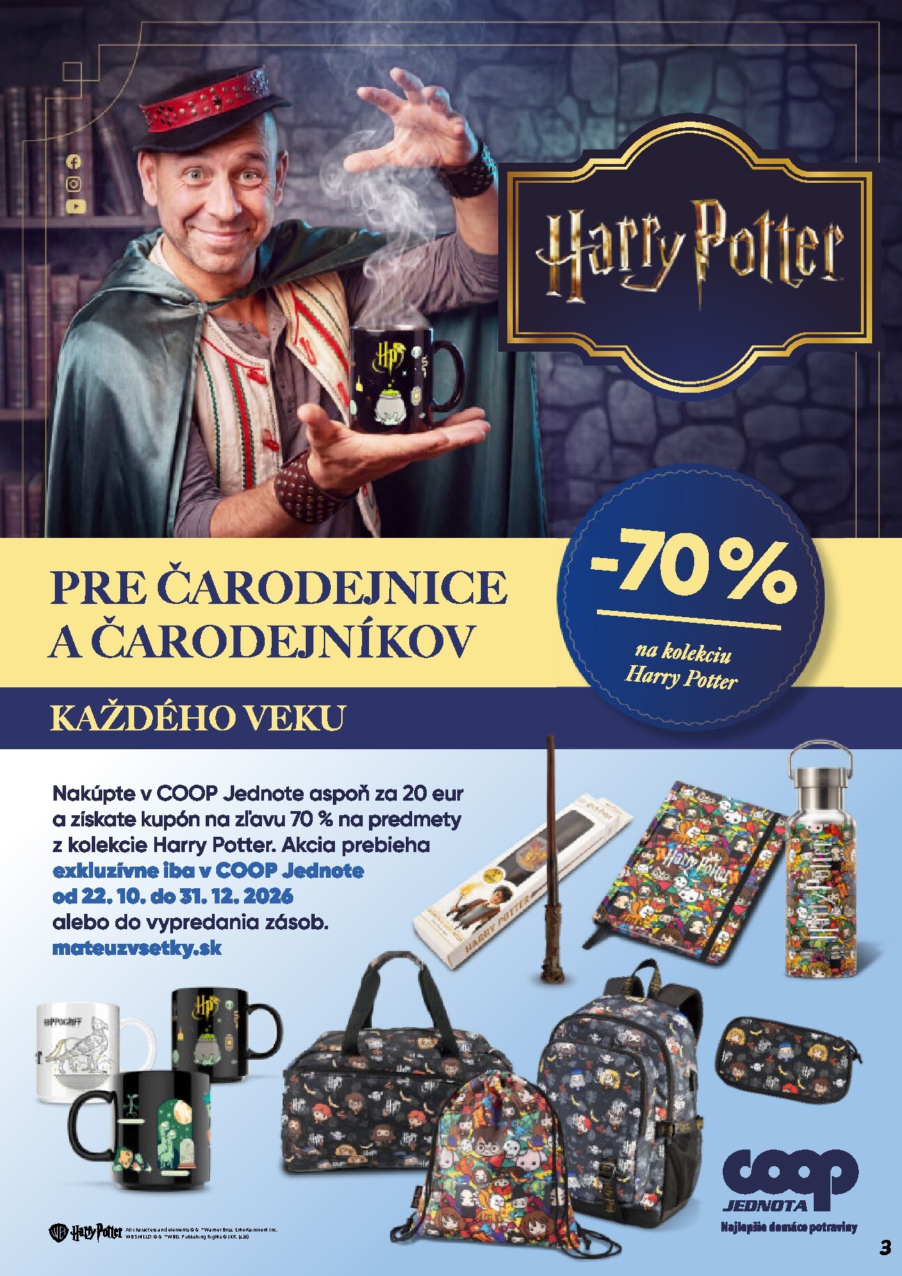coop-jednota - Aktuálny COOP Jednota - Vranov nad Topľou leták od štvrtka, 22.10.2026 do stredy, 28.10.2026 - page: 3