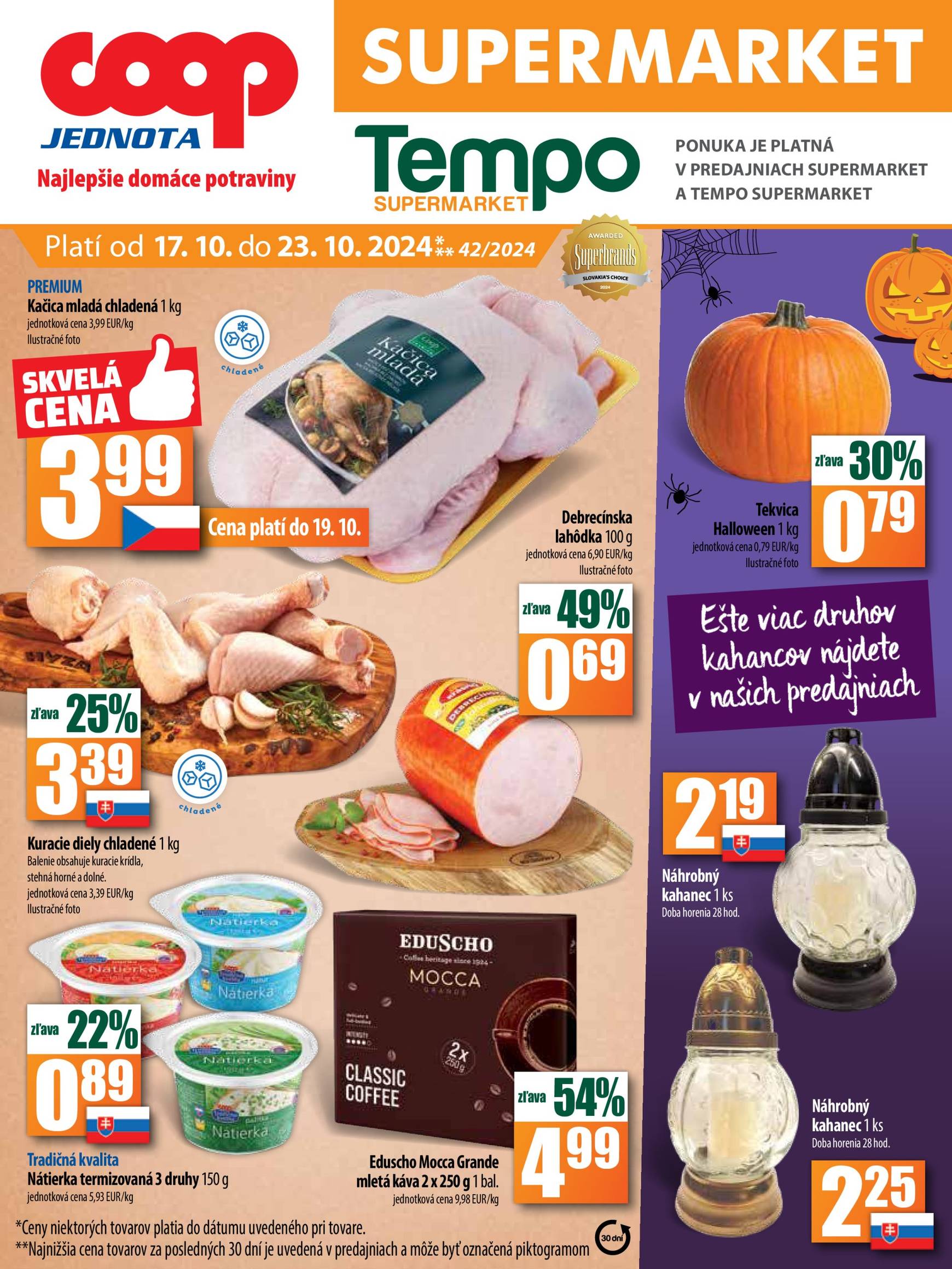 coop-jednota - COOP Jednota - Tempo leták platný od 17.10. - 23.10.