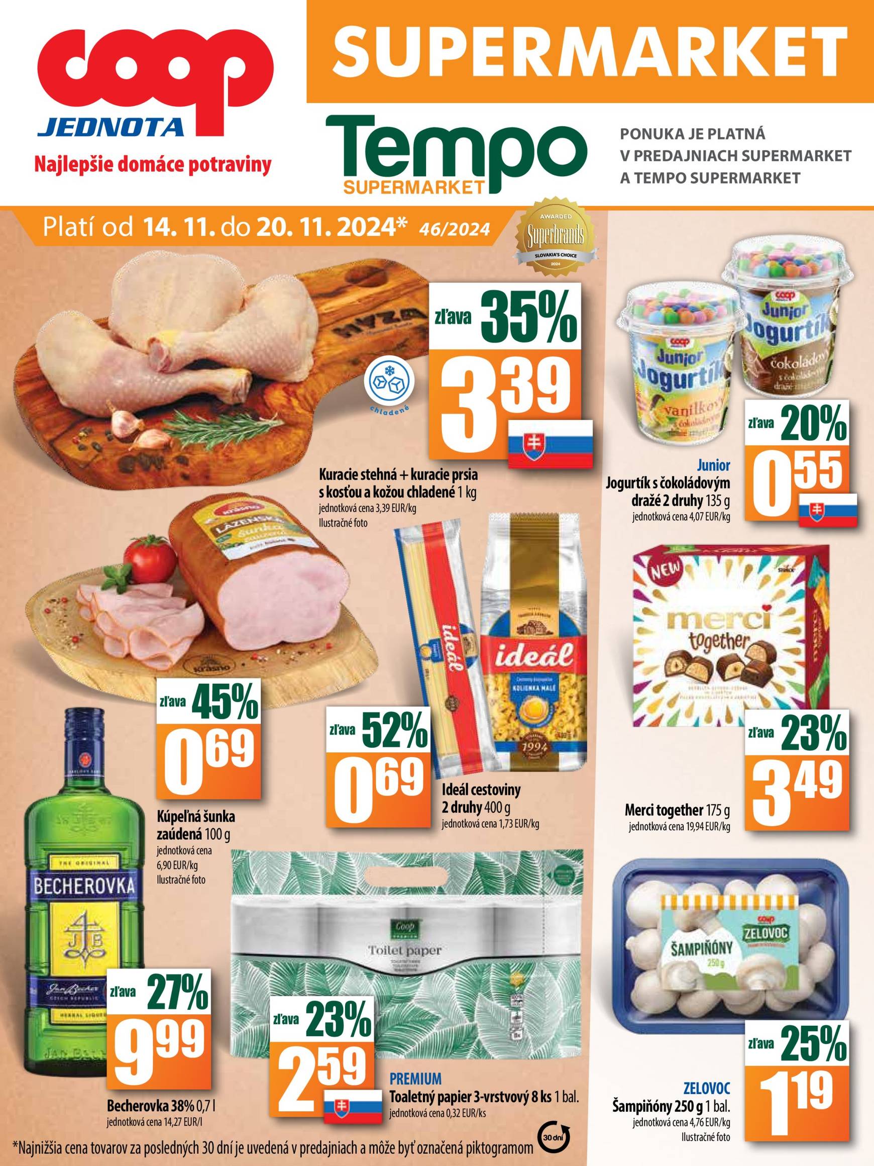 coop-jednota - COOP Jednota - Tempo leták platný od 14.11. - 20.11.