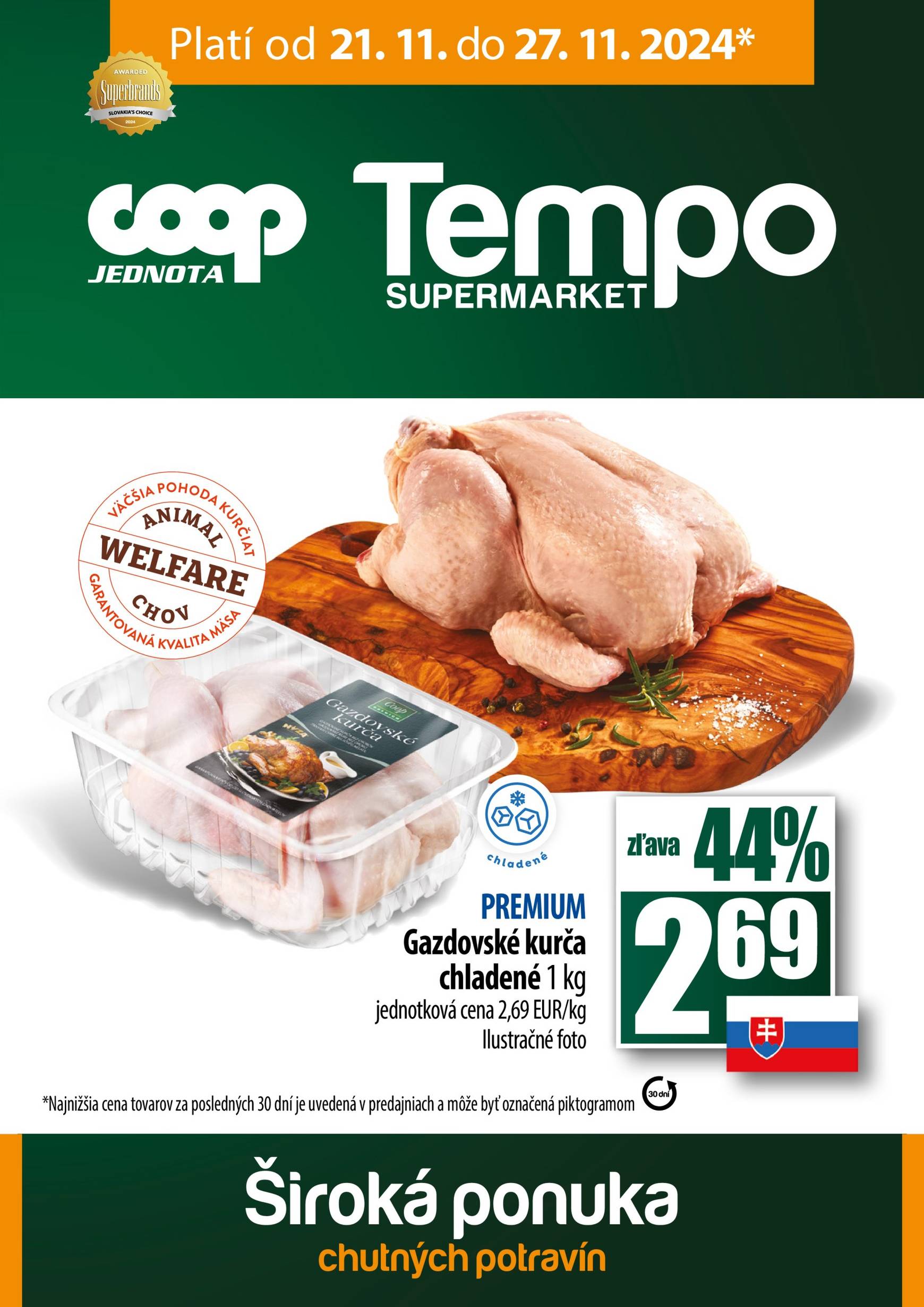 coop-jednota - COOP Jednota - Tempo leták platný od 21.11. - 27.11.