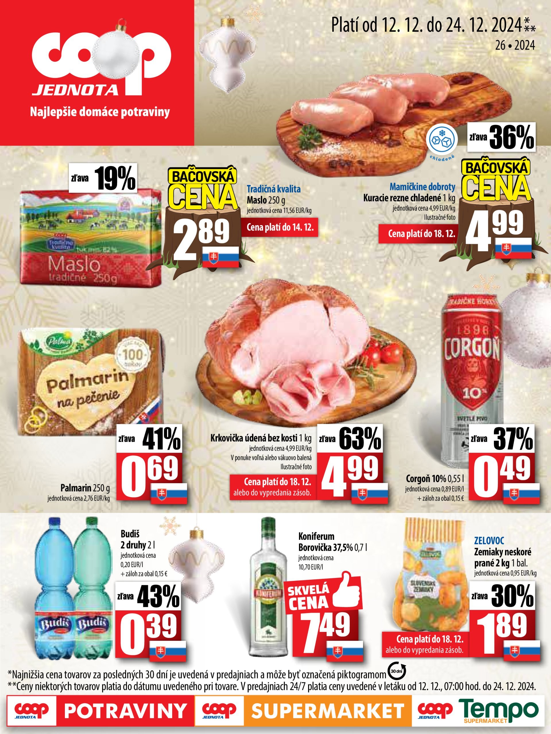 coop-jednota - COOP Jednota leták platný od 12.12. - 24.12.