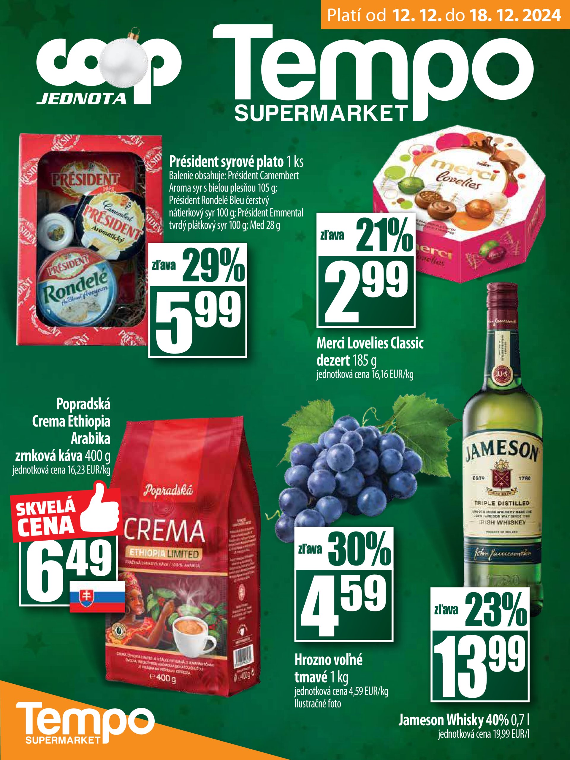 coop-jednota - COOP Jednota - Tempo leták platný od 12.12. - 18.12. - page: 13