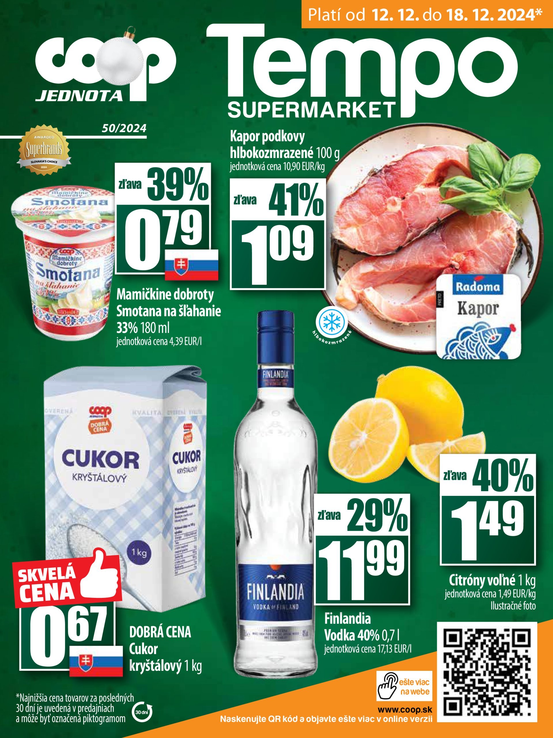 coop-jednota - COOP Jednota - Tempo leták platný od 12.12. - 18.12. - page: 16