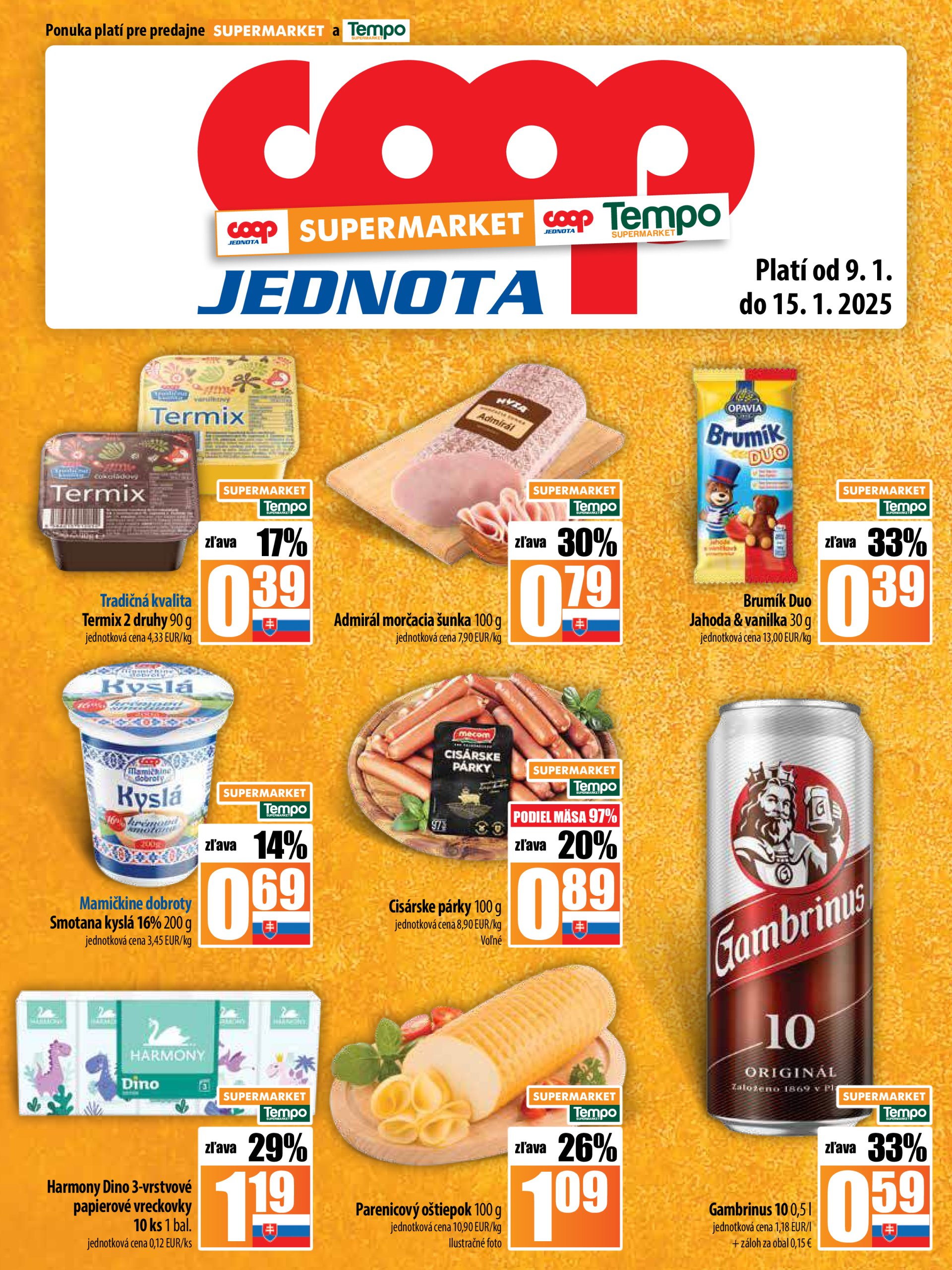 coop-jednota - COOP Jednota - Tempo leták platný od 09.01. - 15.01. - page: 11