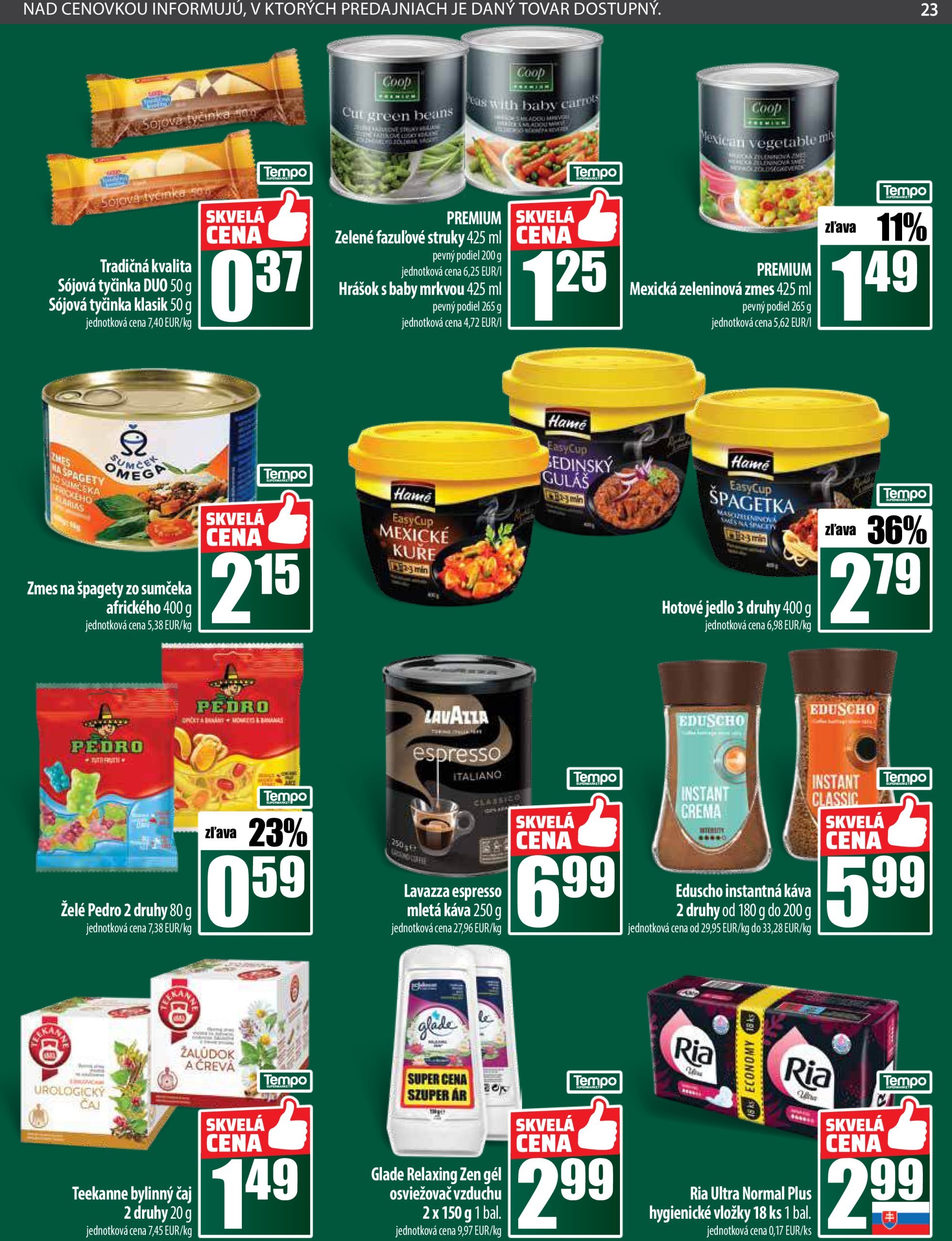 coop-jednota - COOP Jednota - Tempo leták platný od 09.01. - 15.01. - page: 23