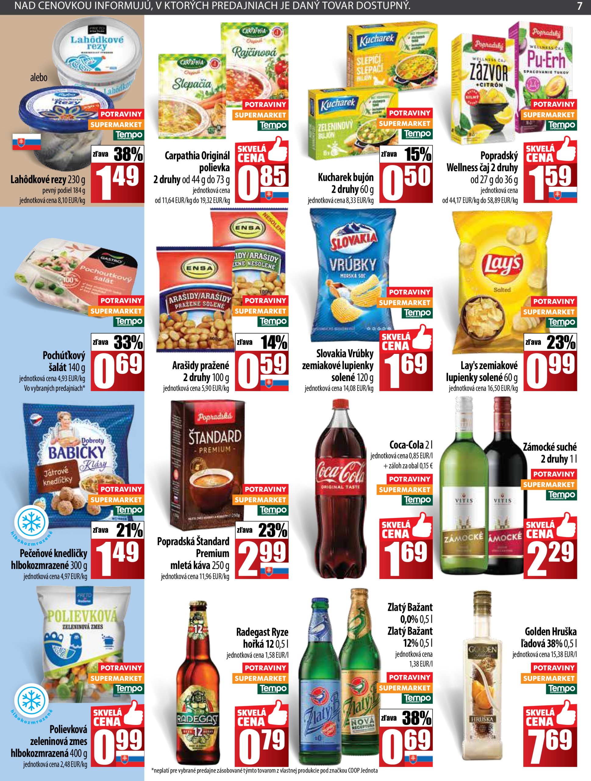 coop-jednota - COOP Jednota - Tempo leták platný od 09.01. - 15.01. - page: 7