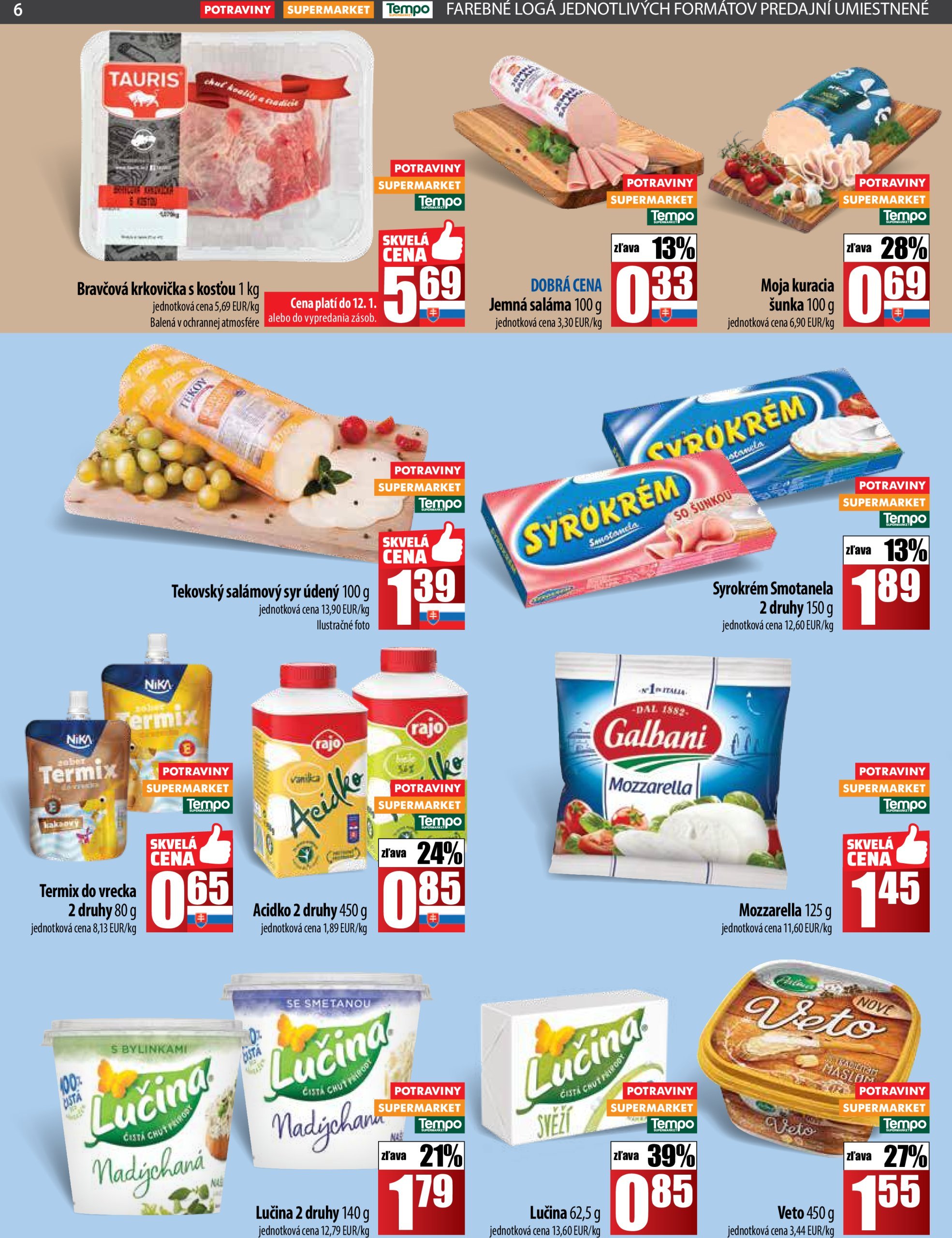 coop-jednota - COOP Jednota - Tempo leták platný od 09.01. - 15.01. - page: 6