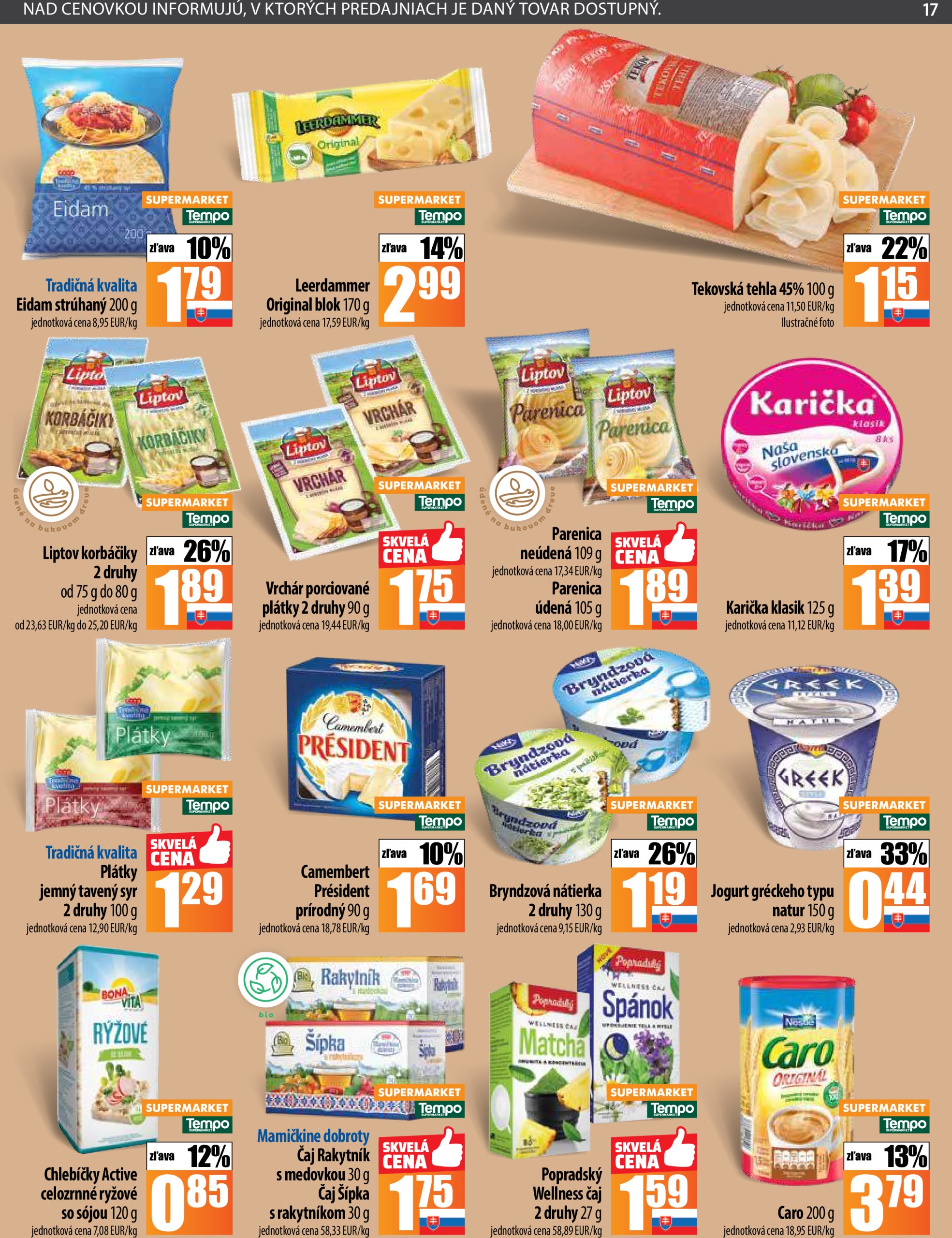 coop-jednota - COOP Jednota - Tempo leták platný od 09.01. - 15.01. - page: 17