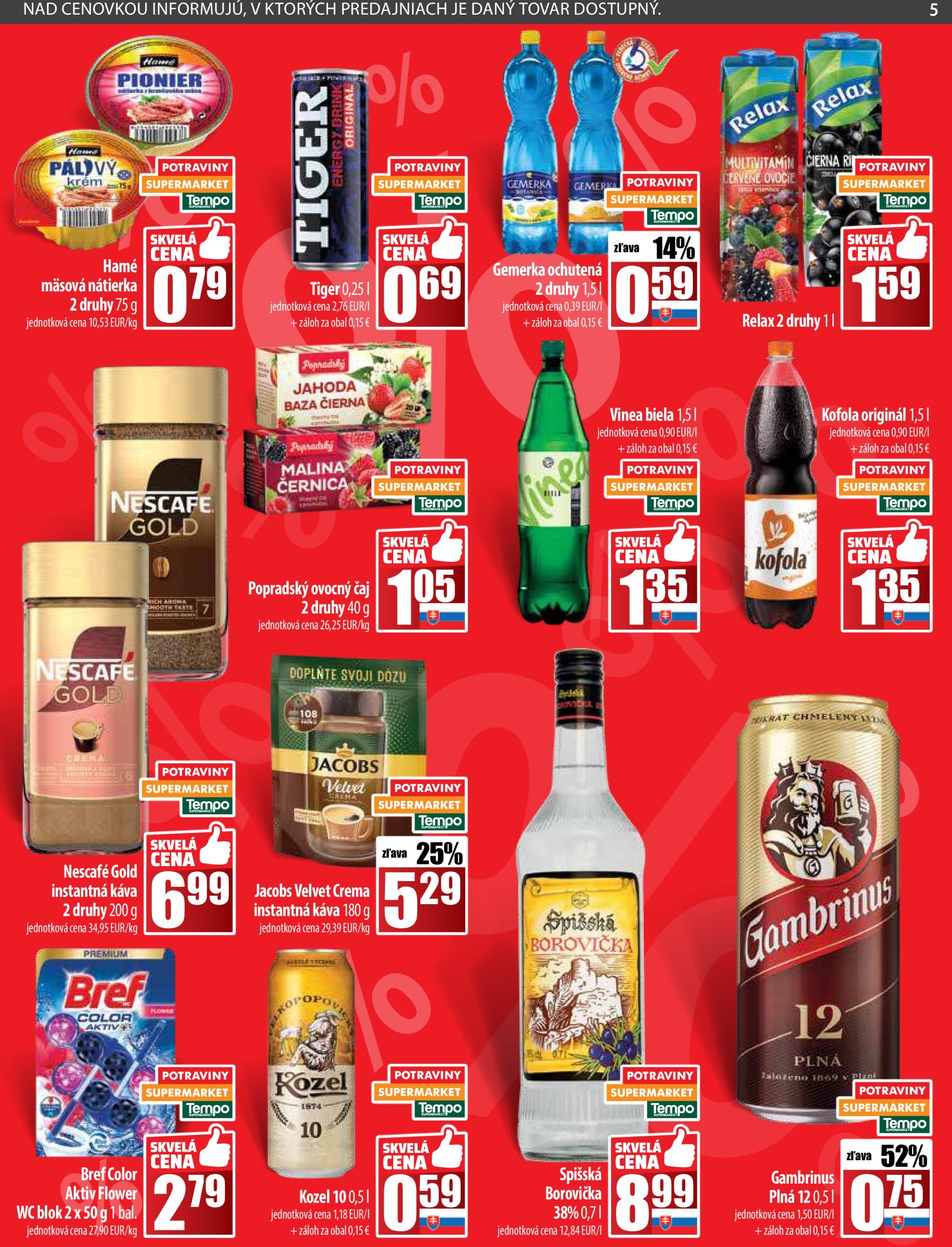 coop-jednota - COOP Jednota - Tempo leták platný od 09.01. - 15.01. - page: 5