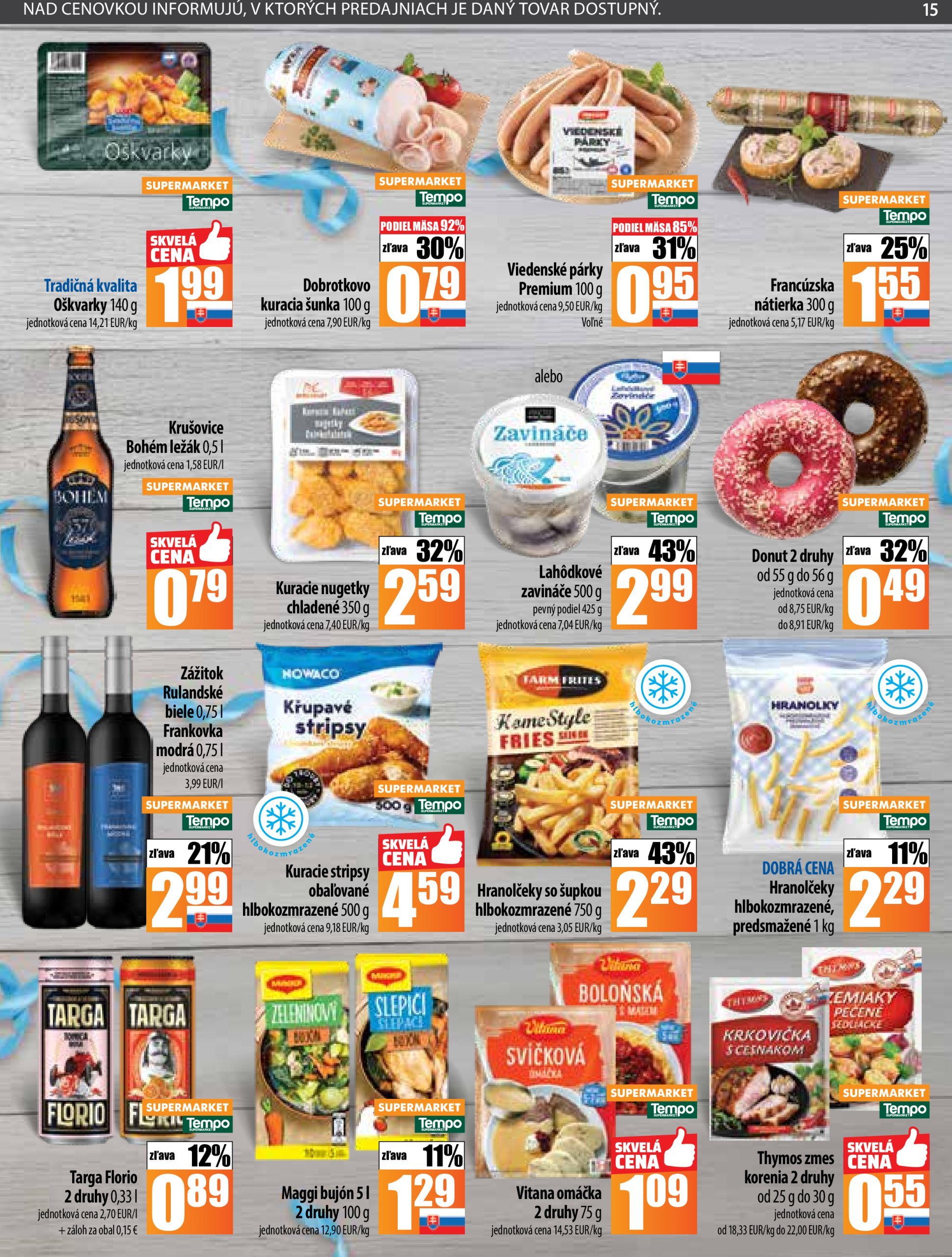 coop-jednota - COOP Jednota - Tempo leták platný od 16.01. - 22.01. - page: 15