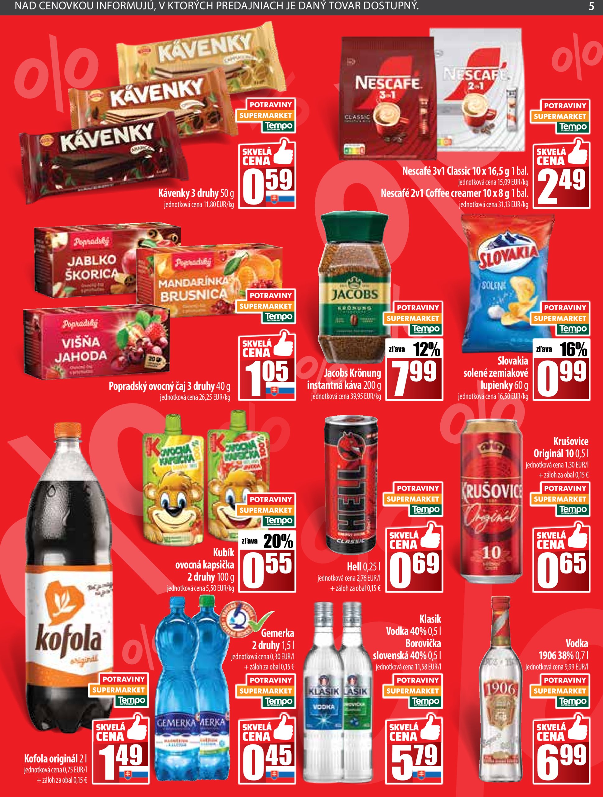 coop-jednota - COOP Jednota - Tempo leták platný od 16.01. - 22.01. - page: 5