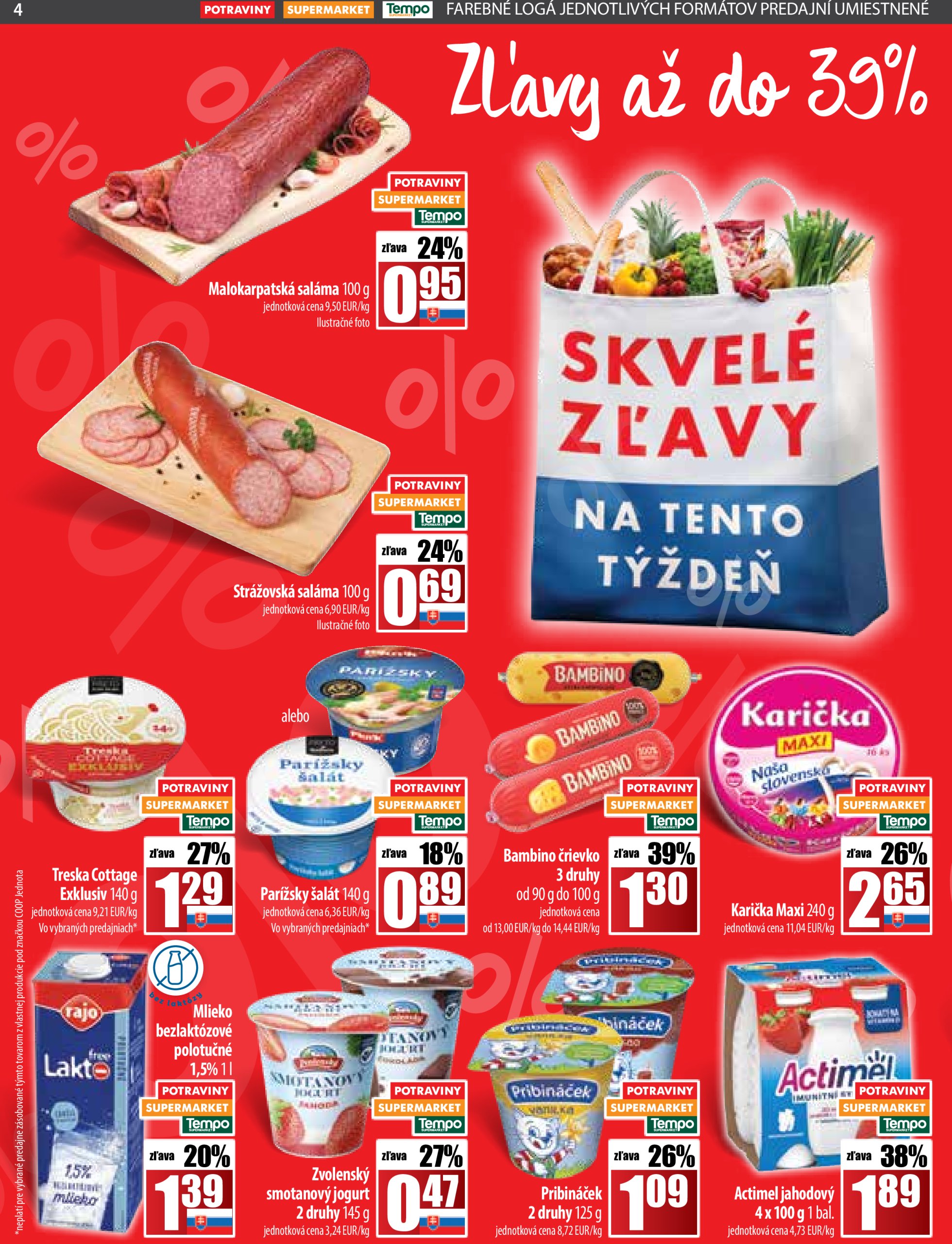 coop-jednota - COOP Jednota - Tempo leták platný od 16.01. - 22.01. - page: 4