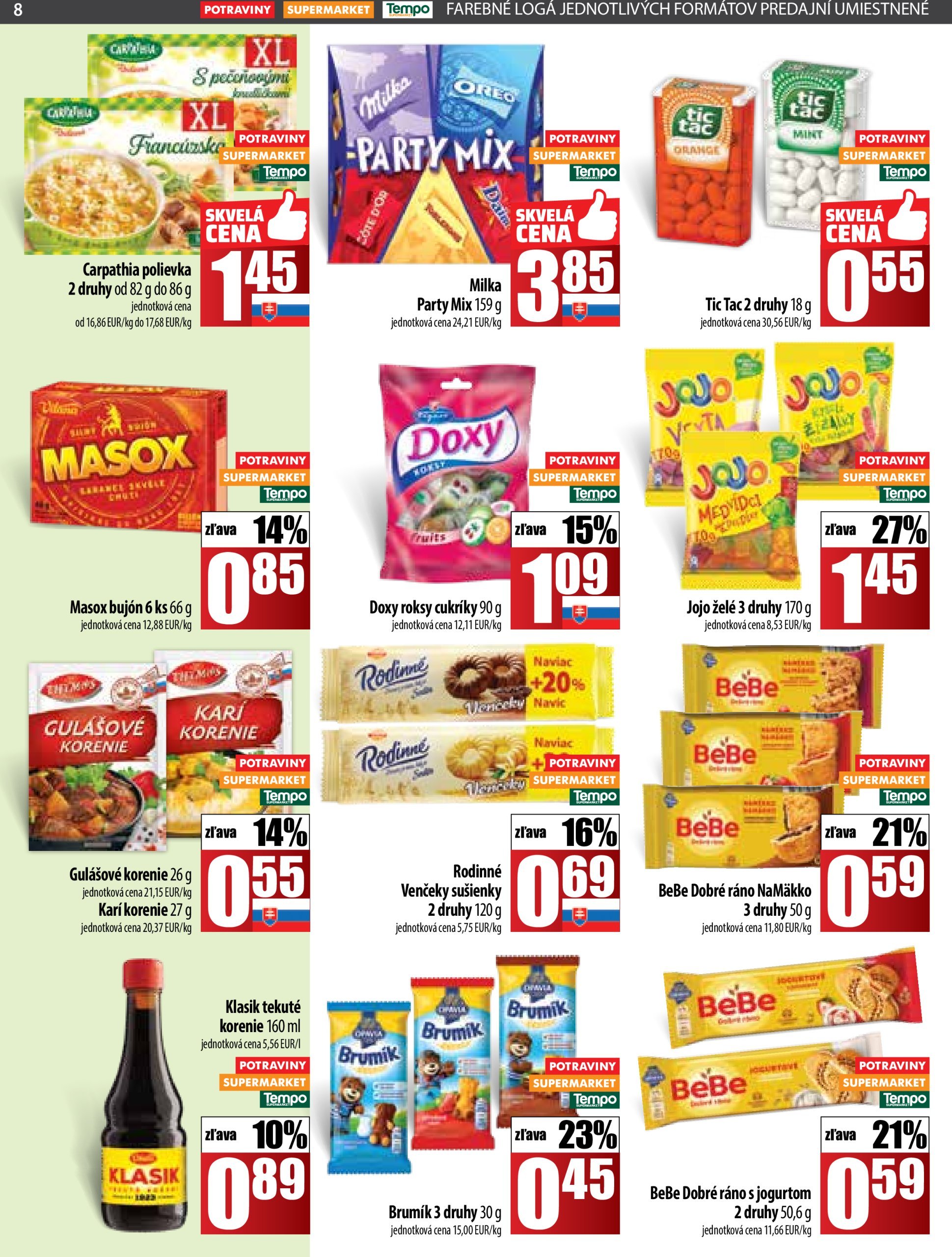 coop-jednota - COOP Jednota - Tempo leták platný od 16.01. - 22.01. - page: 8