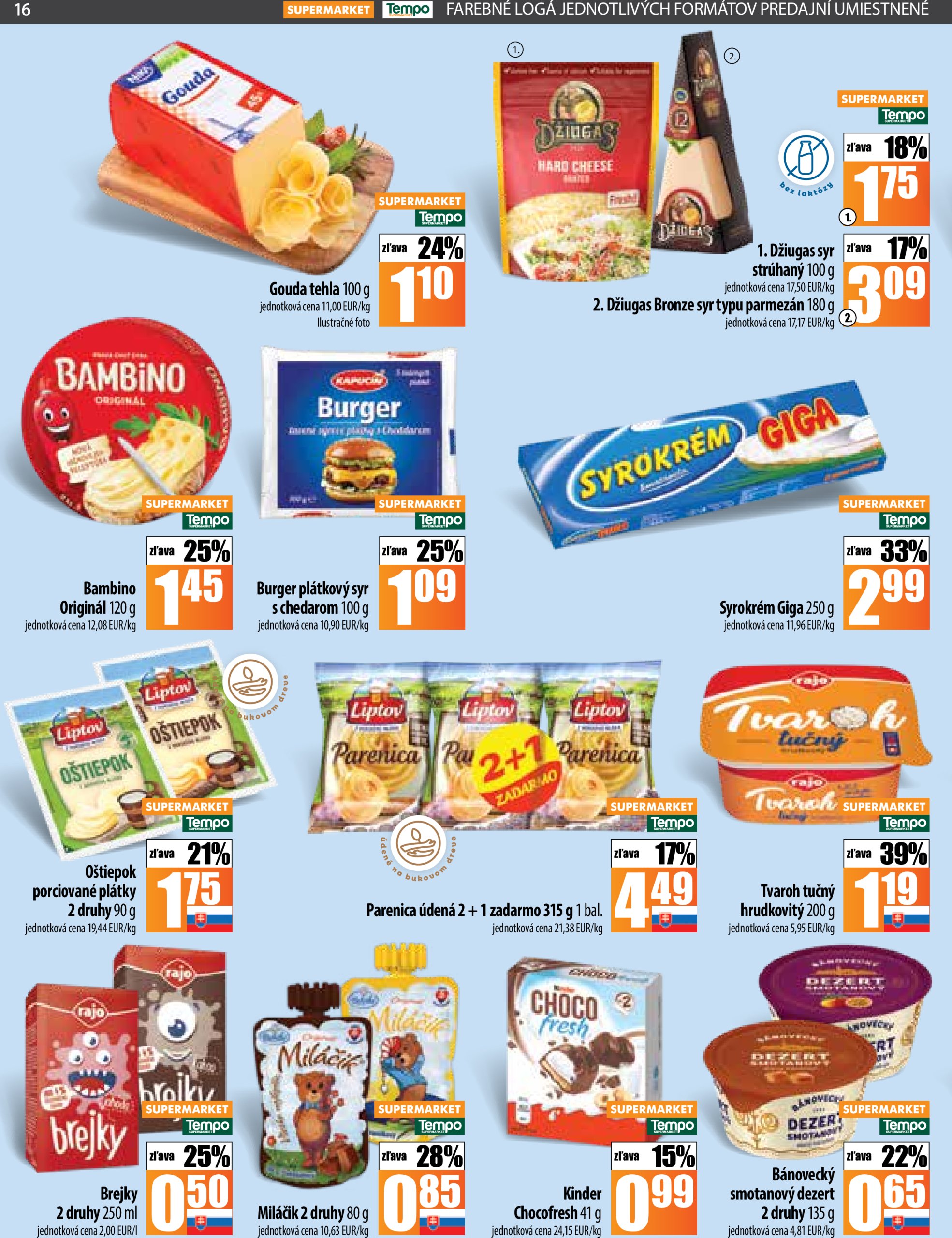 coop-jednota - COOP Jednota - Tempo leták platný od 16.01. - 22.01. - page: 16