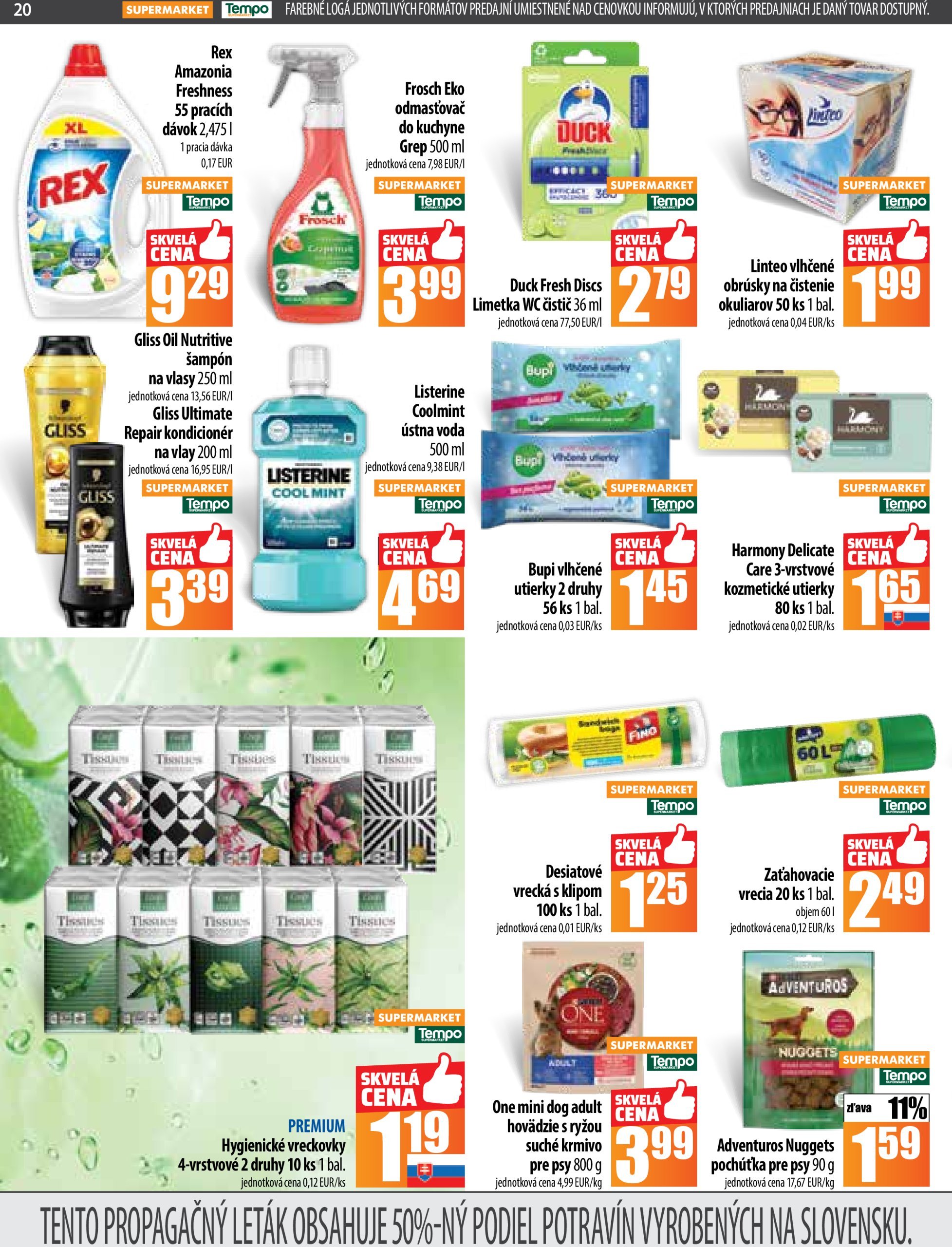 coop-jednota - COOP Jednota - Tempo leták platný od 16.01. - 22.01. - page: 20