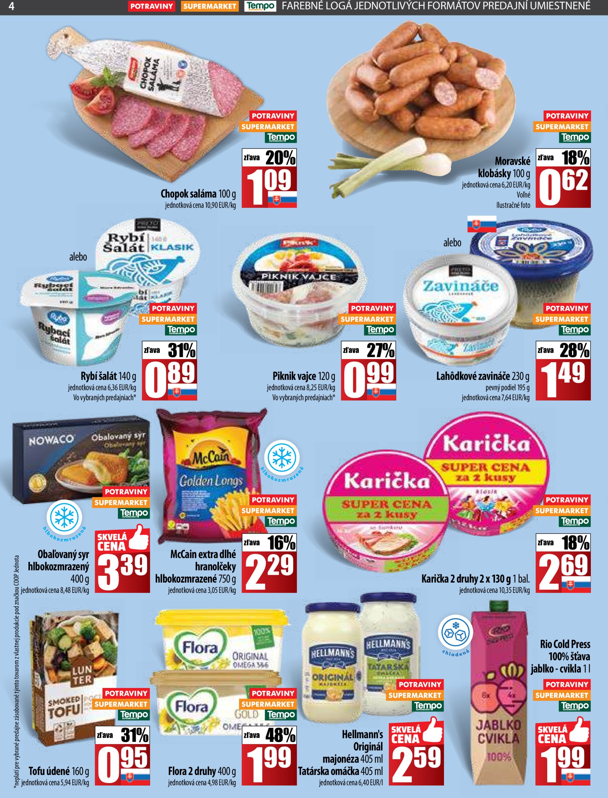 coop-jednota - COOP Jednota - Tempo leták platný od 23.01. - 29.01. - page: 4