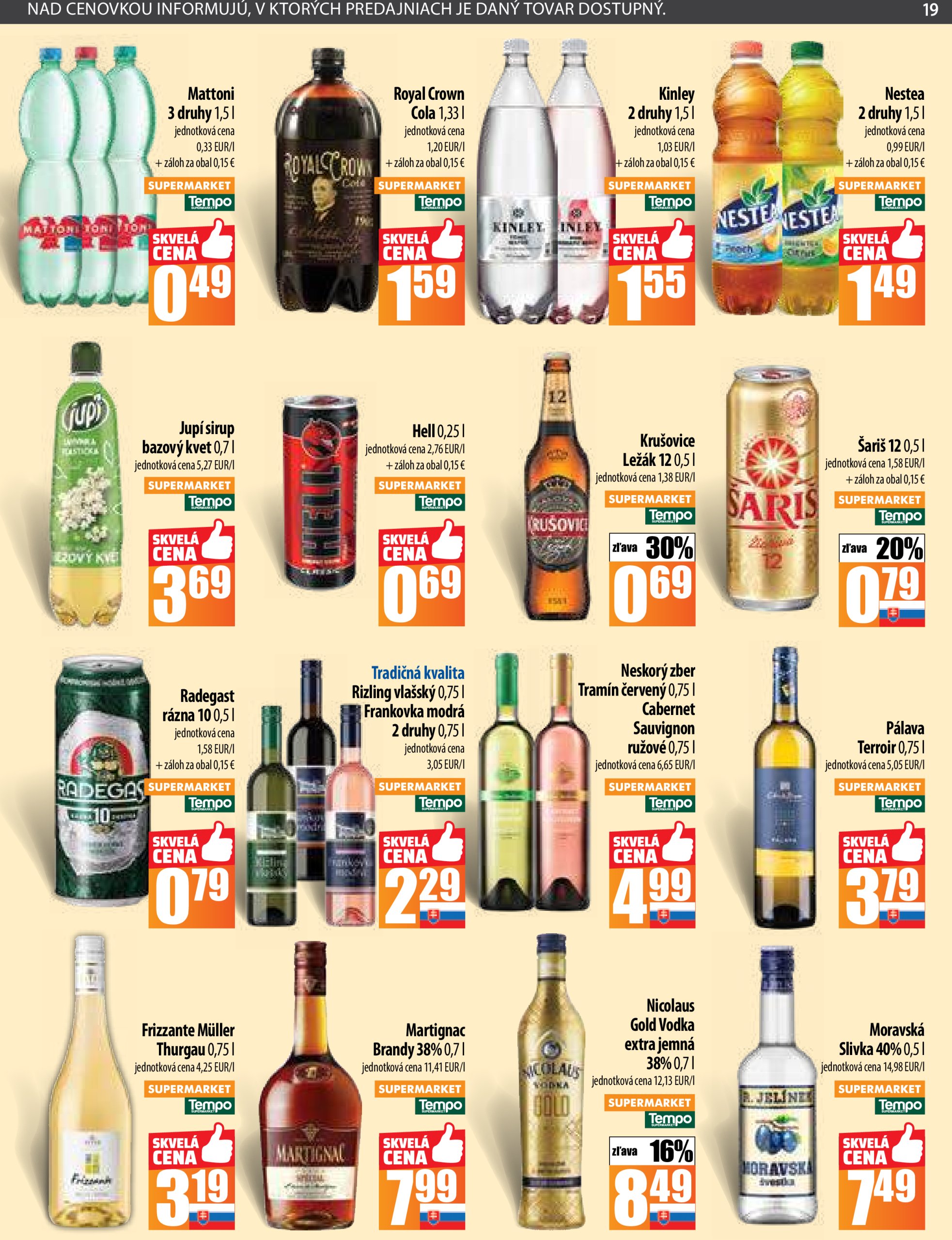 coop-jednota - COOP Jednota - Tempo leták platný od 23.01. - 29.01. - page: 19