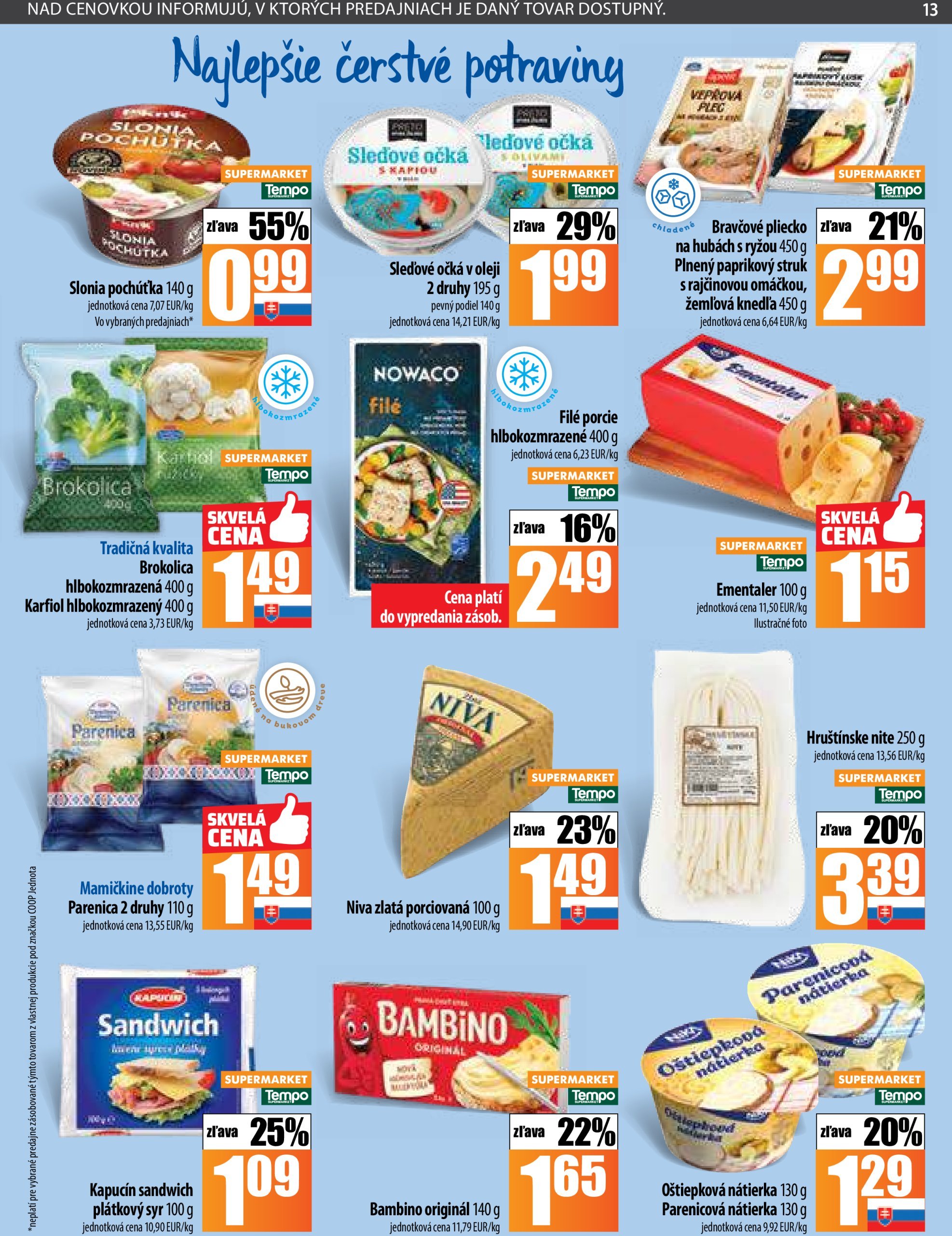 coop-jednota - COOP Jednota - Tempo leták platný od 23.01. - 29.01. - page: 13