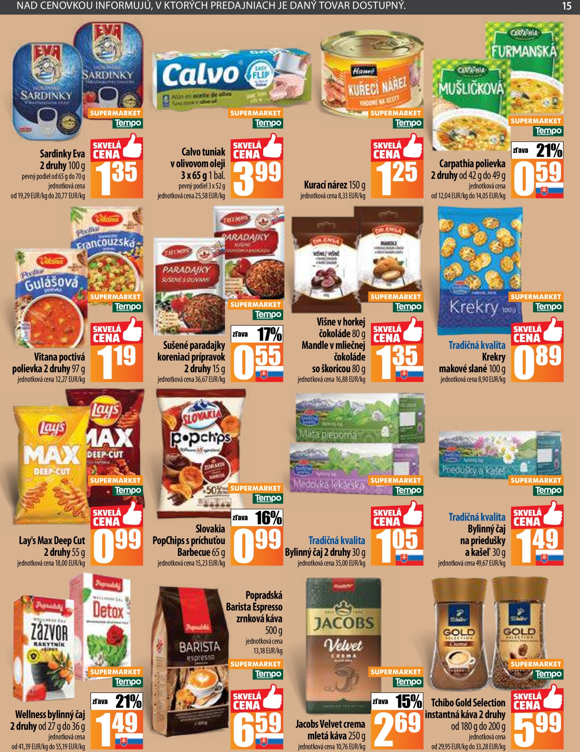 coop-jednota - COOP Jednota - Tempo leták platný od 23.01. - 29.01. - page: 15