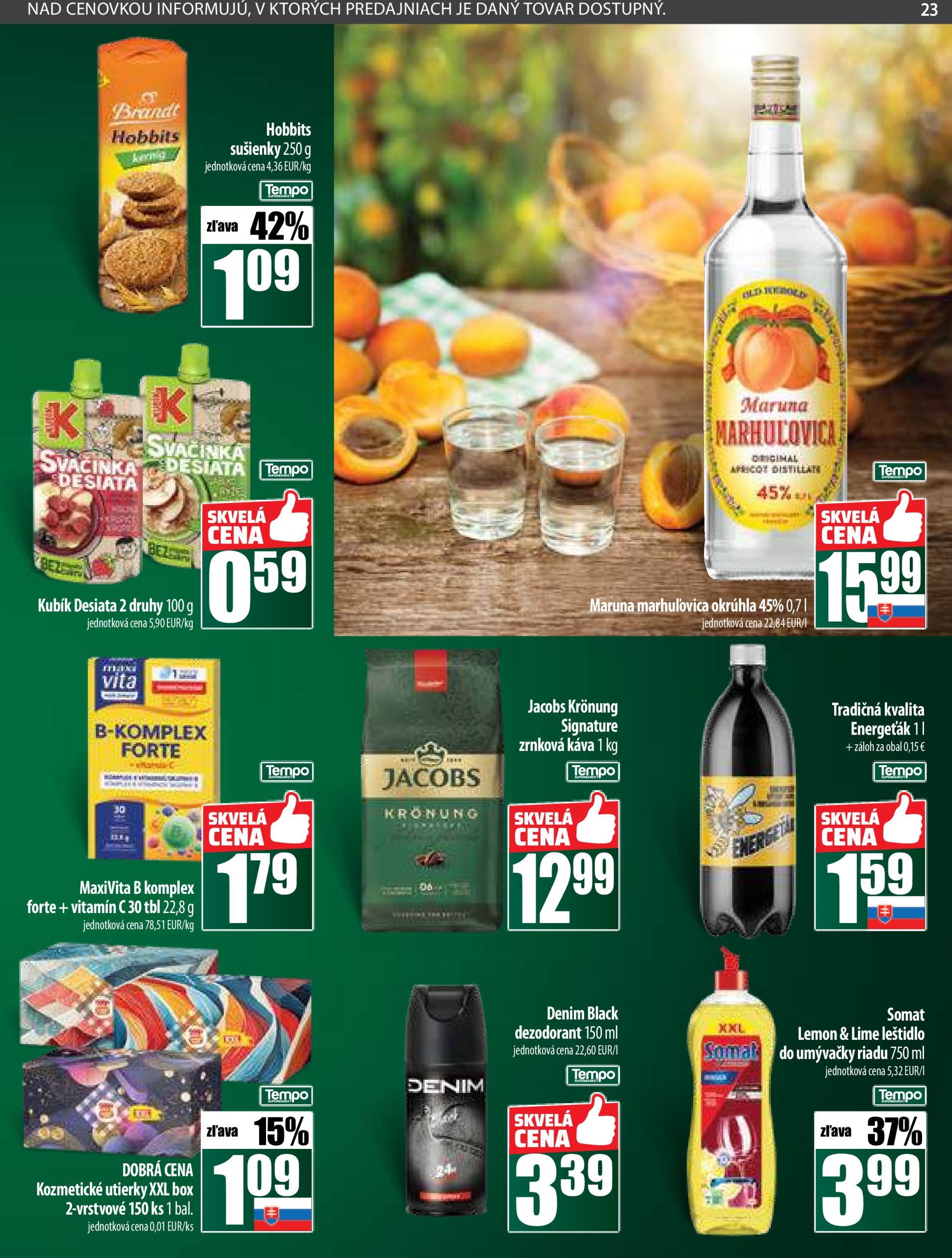 coop-jednota - COOP Jednota - Tempo leták platný od 23.01. - 29.01. - page: 23