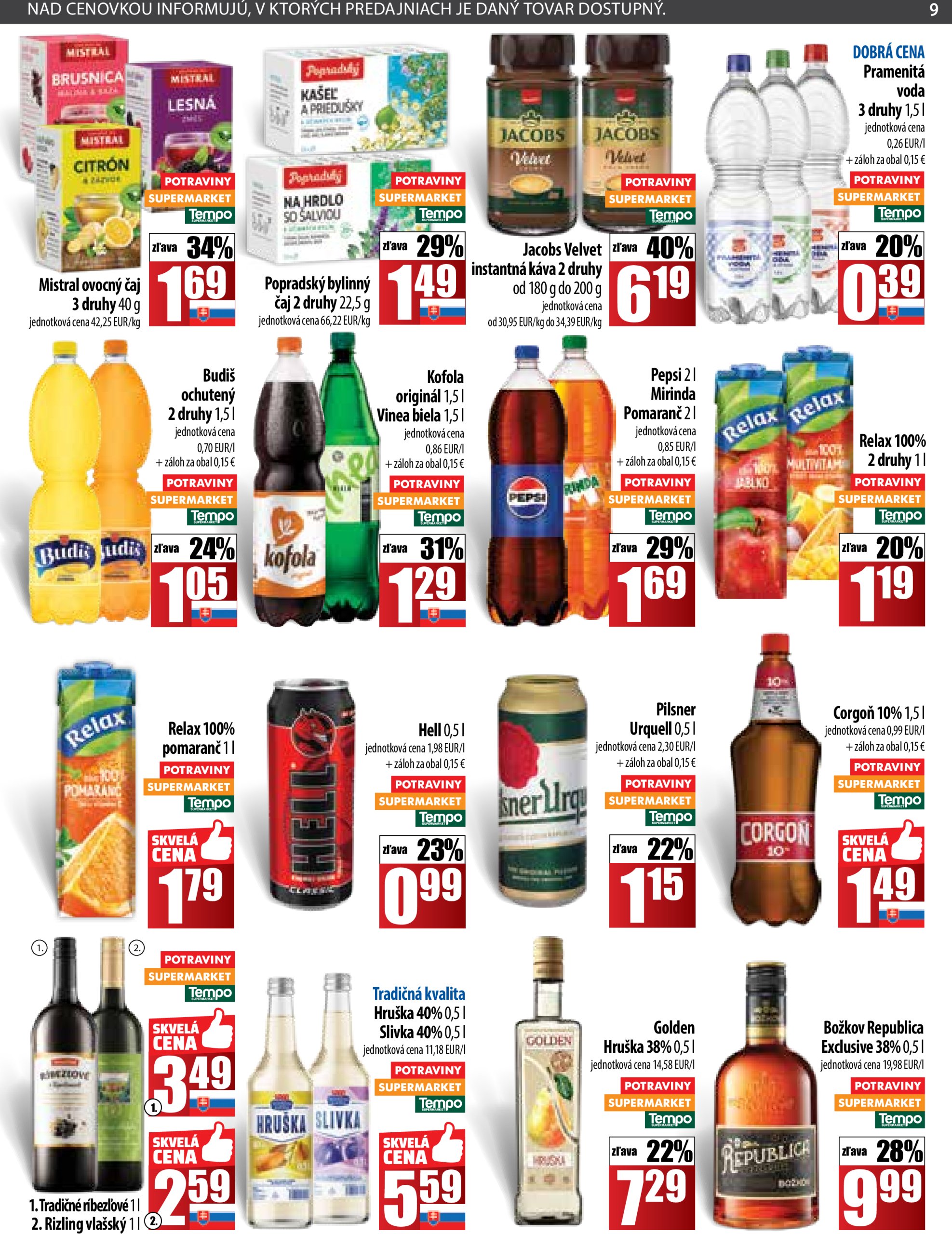 coop-jednota - COOP Jednota leták platný od 30.01. - 05.02. - page: 9