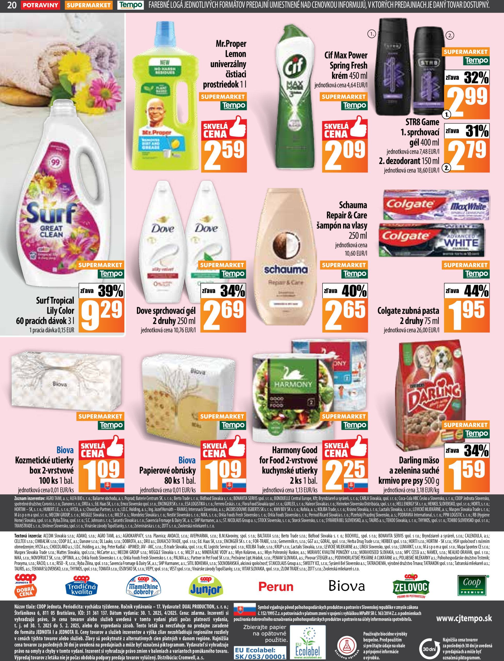 coop-jednota - COOP Jednota leták platný od 30.01. - 05.02. - page: 20