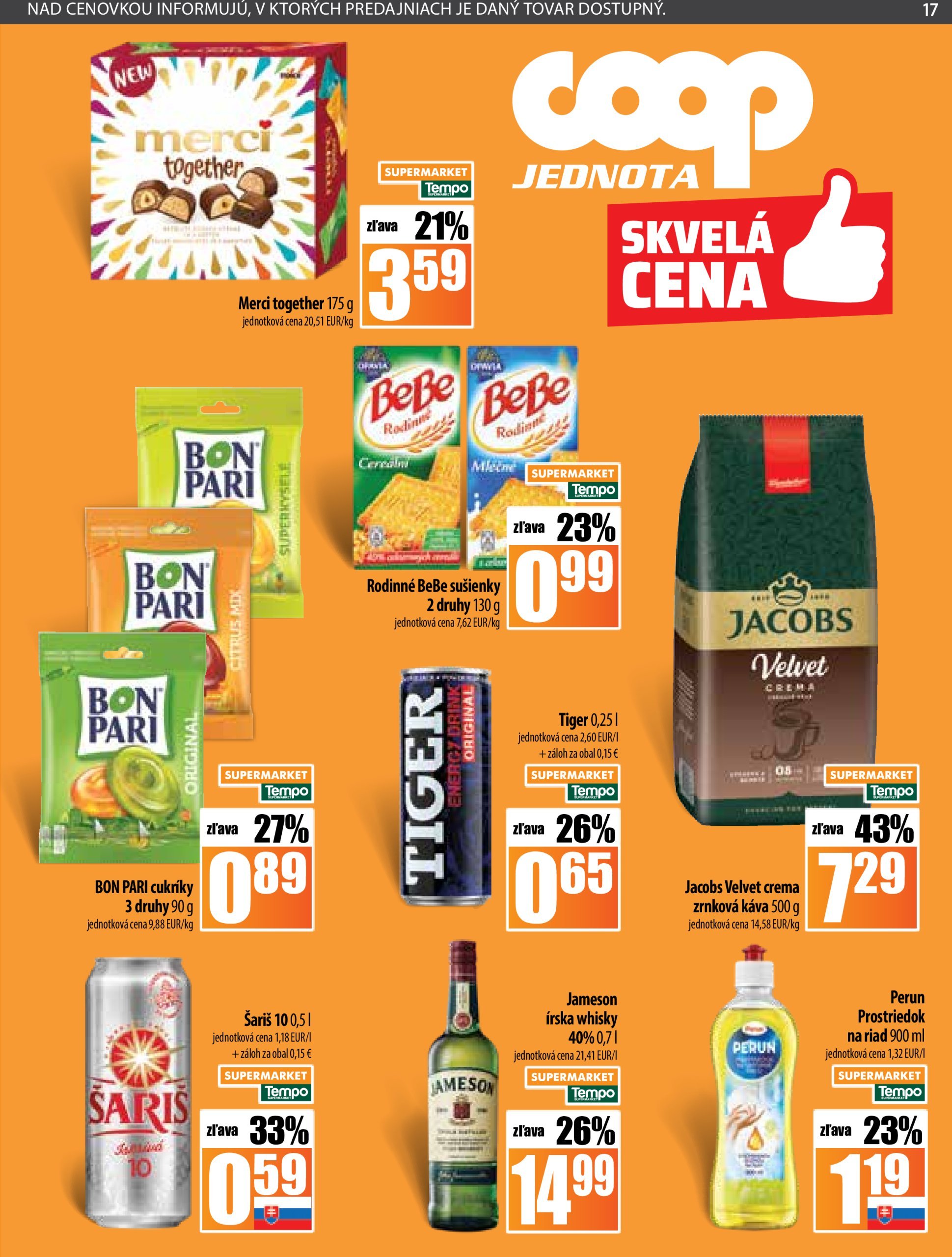 coop-jednota - COOP Jednota leták platný od 30.01. - 05.02. - page: 17