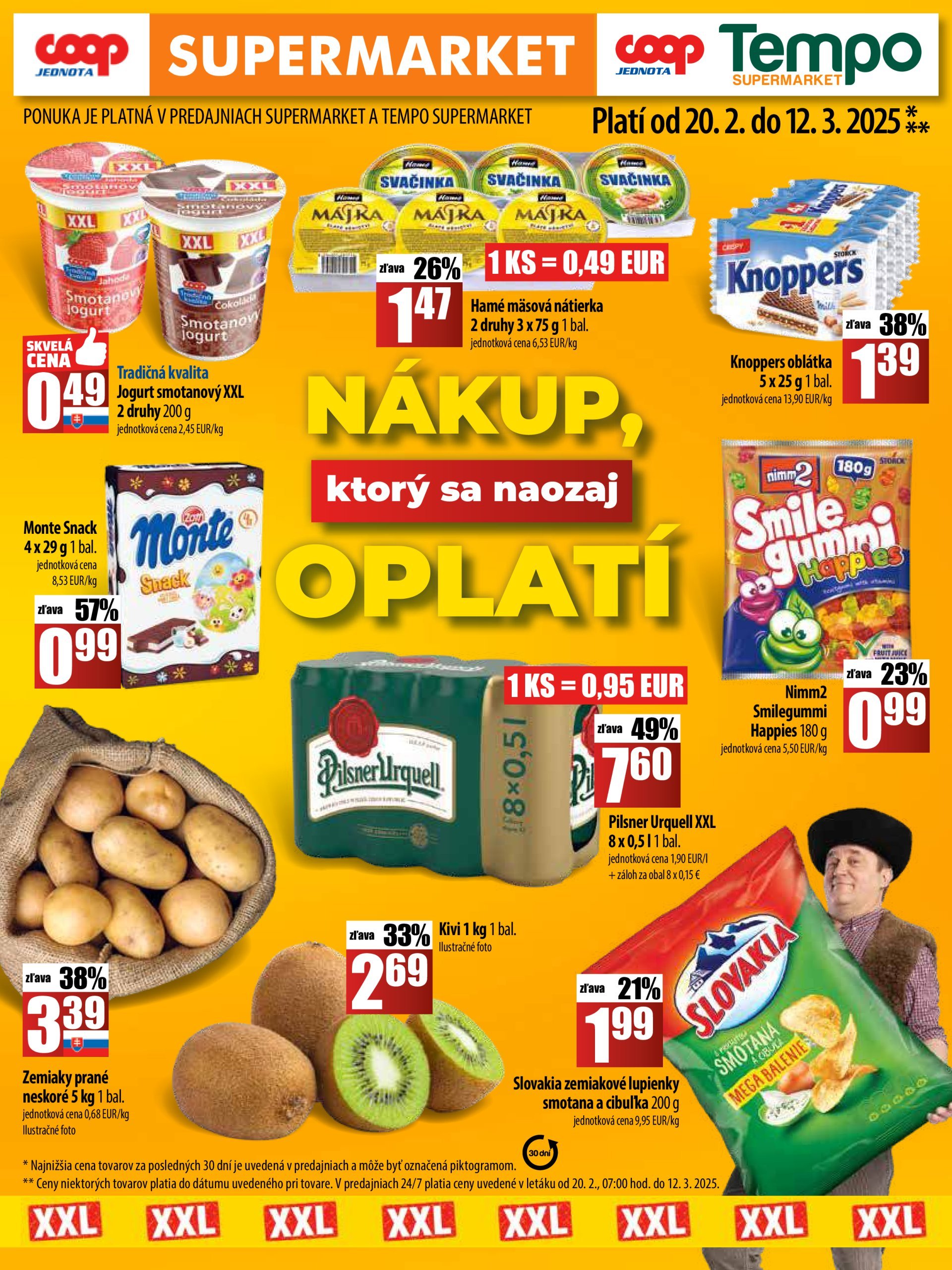 coop-jednota - COOP Jednota - Tempo leták platný od 20.02. - 12.03.