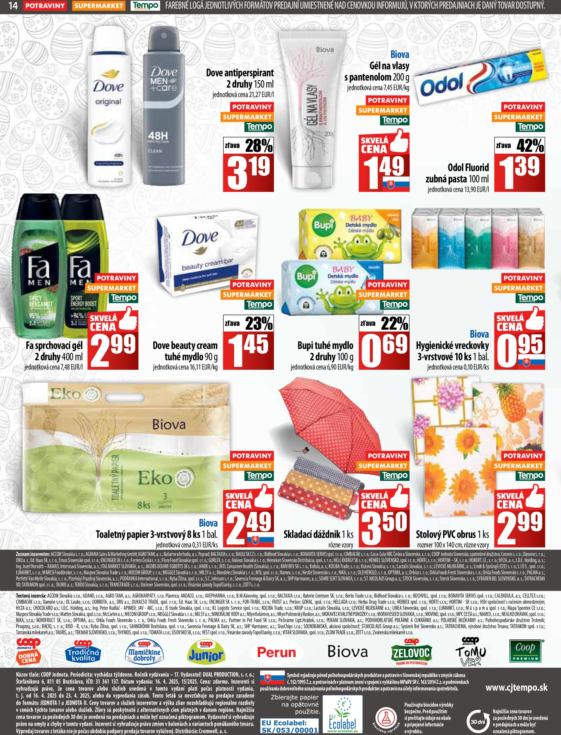 coop-jednota - COOP Jednota leták platný od 16.04. - 23.04. - page: 14