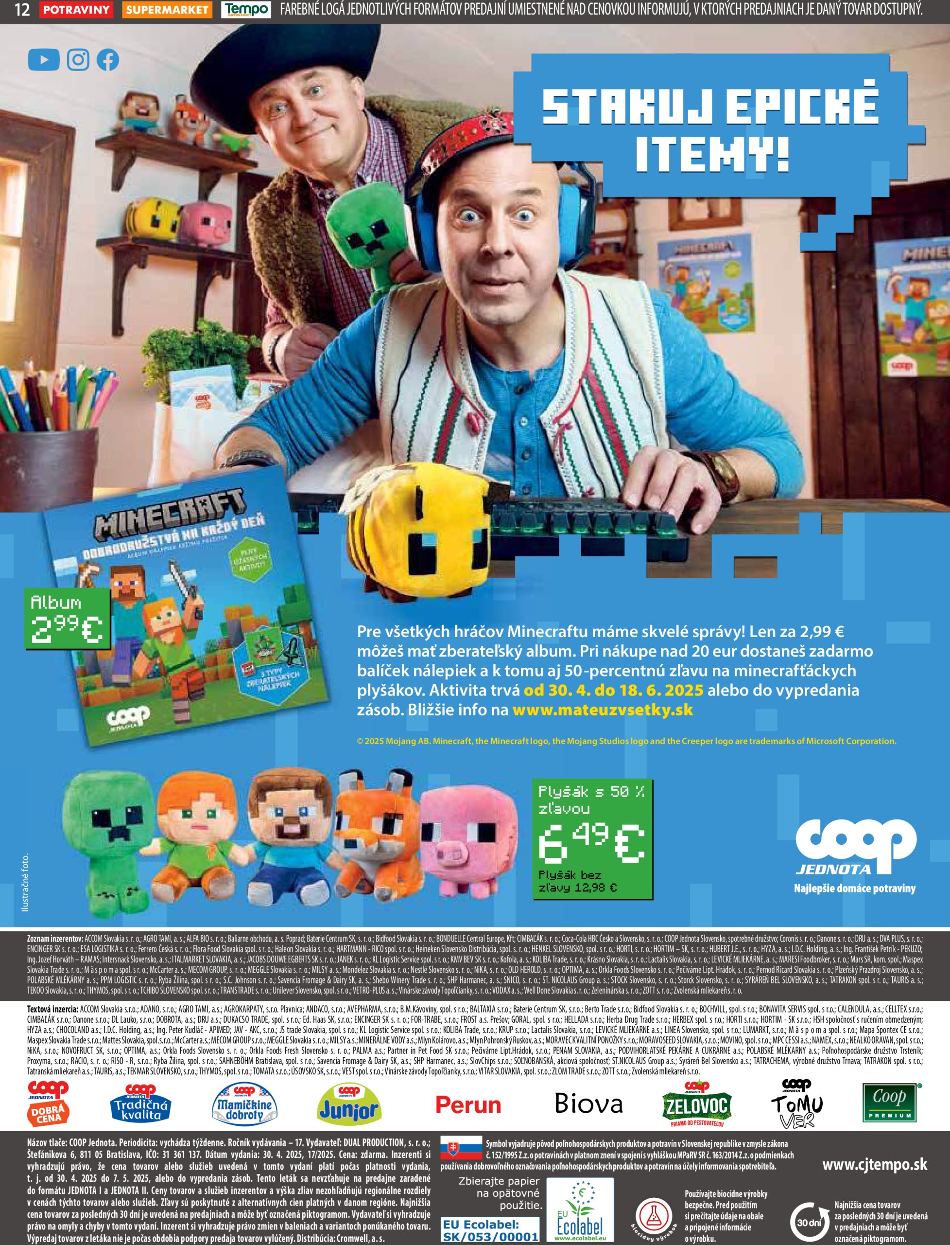 coop-jednota - COOP Jednota leták platný od 30.04. - 07.05. - page: 12