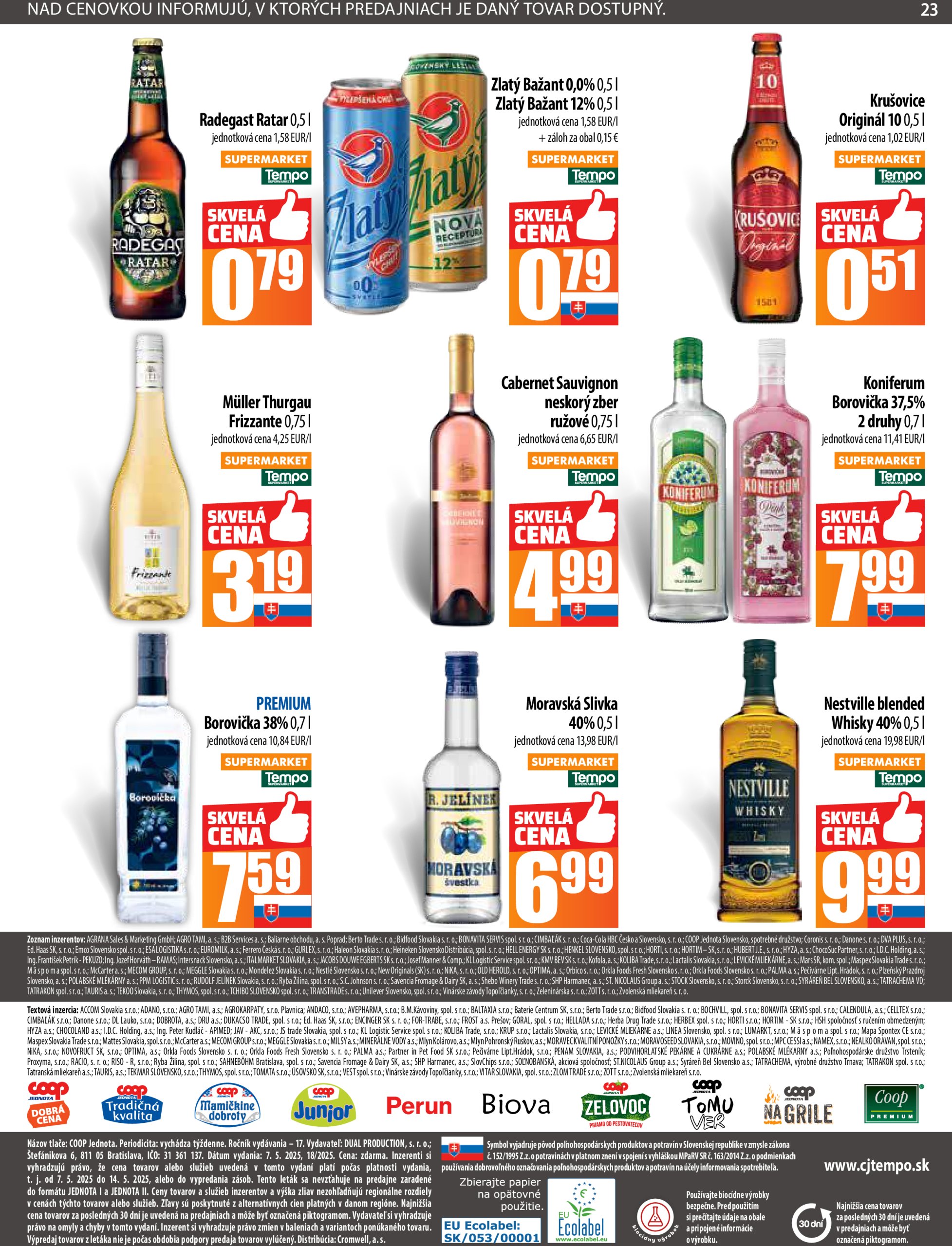 coop-jednota - COOP Jednota leták platný od 07.05. - 14.05. - page: 23